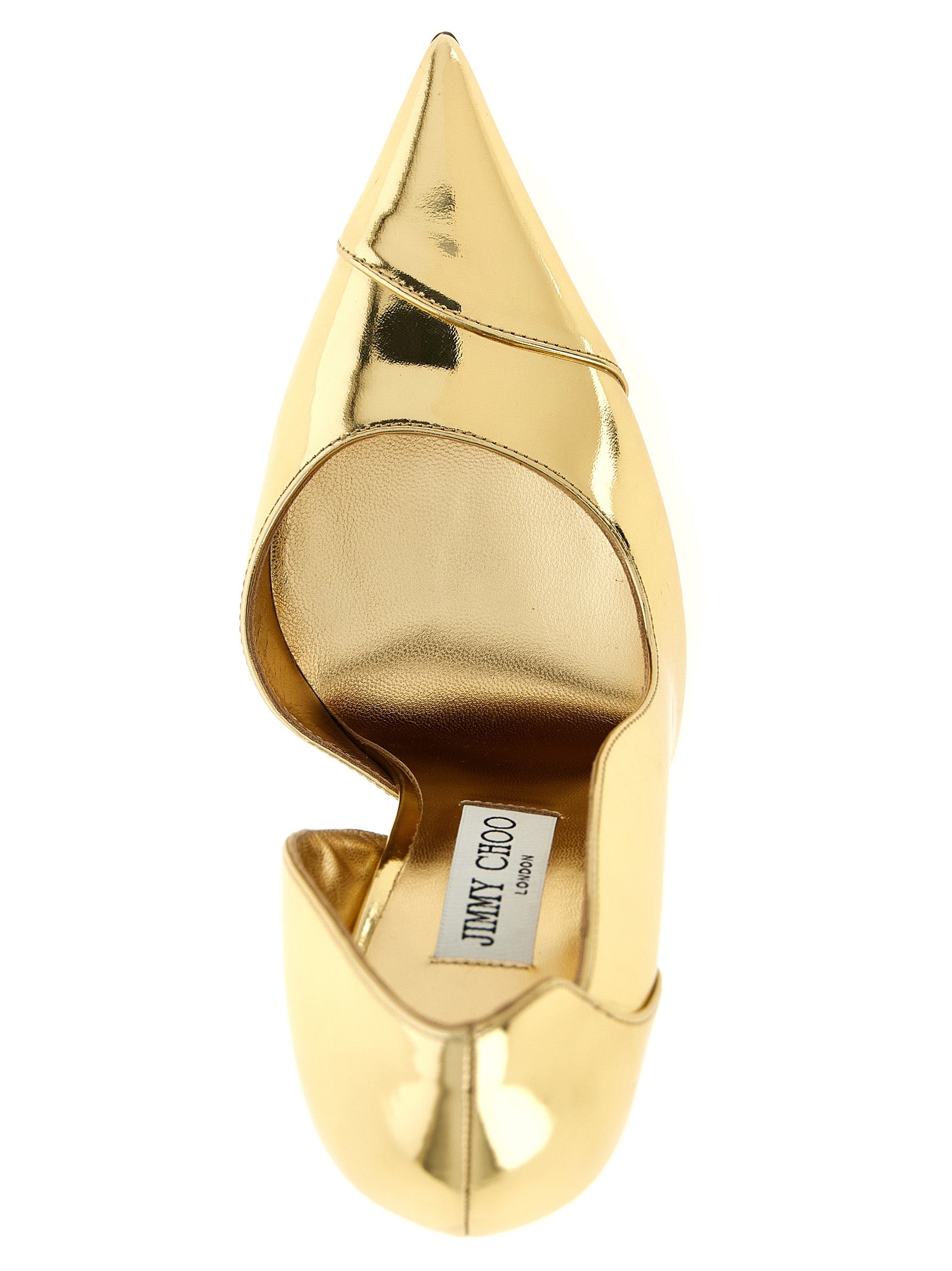 Jimmy Choo Gold Leren Pumps met Hoge Hak