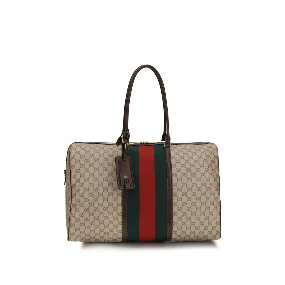 Gucci Beigekleurige Schoudertas van Katoen
