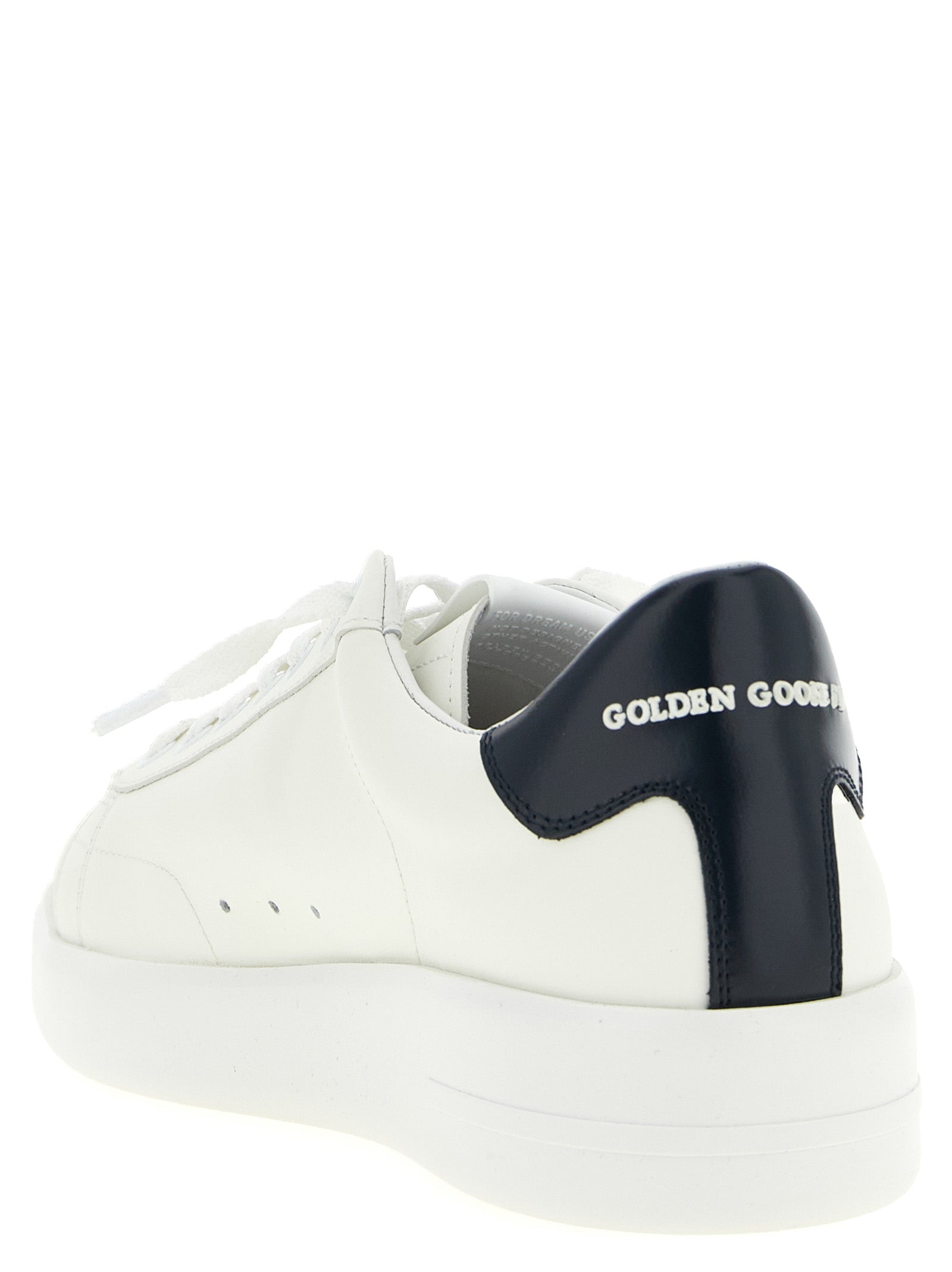 Golden Goose Blue Cowhide Low Top Sneakers