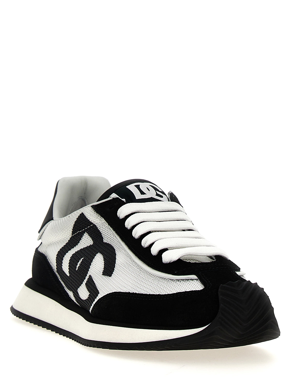 Dolce & Gabbana Bicolor Kalfsleren Sportieve Sneakers