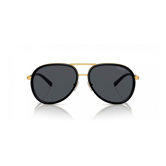 Versace Black Metal Sunglasses