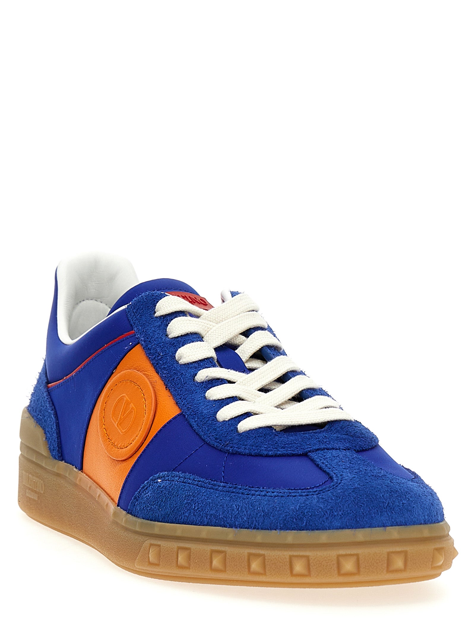 Valentino Garavani Blauwe Lage Sneakers van Rundleer