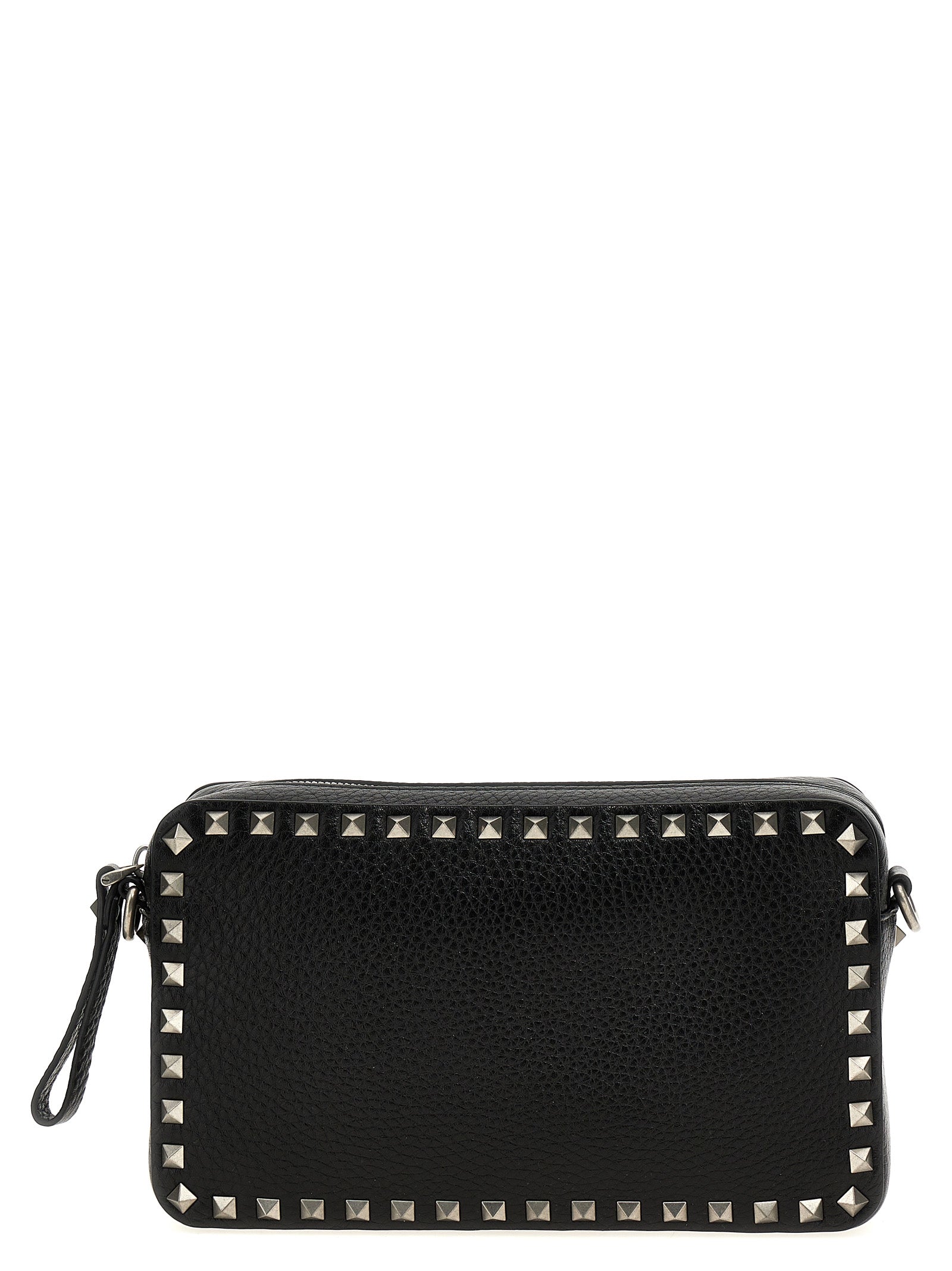 Valentino Garavani Zwarte Crossbody Tas van Kalfsleer