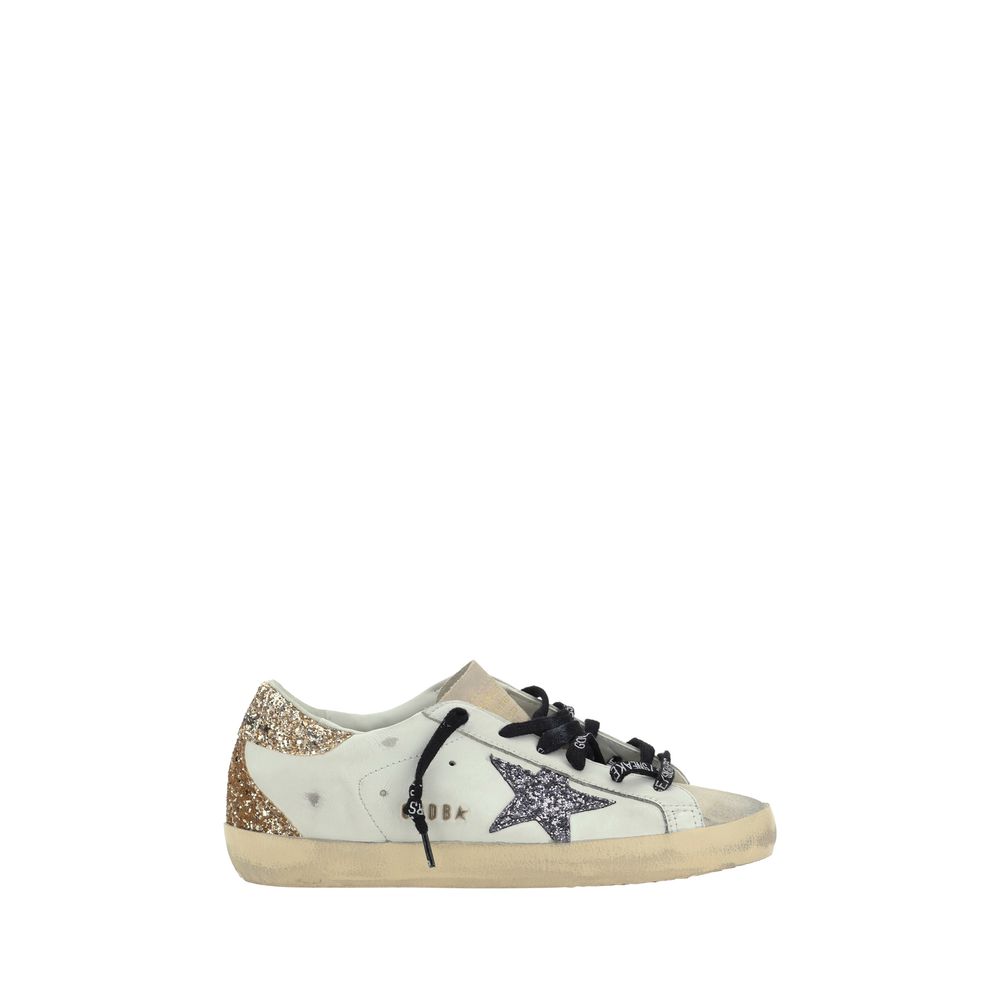 Golden Goose Witte Kalfsleer Bos Taurus Lage Sneakers