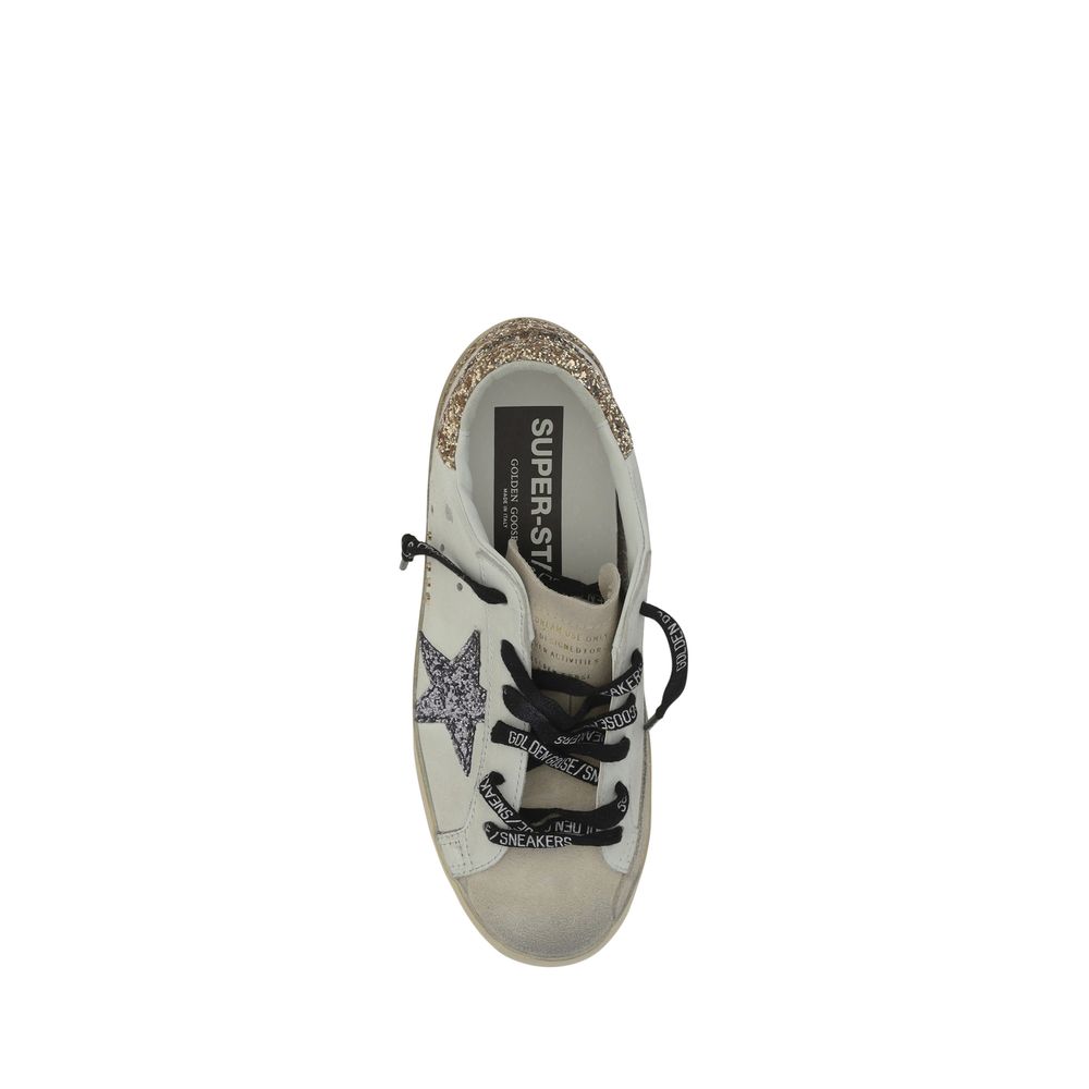 Golden Goose Witte Kalfsleer Bos Taurus Lage Sneakers
