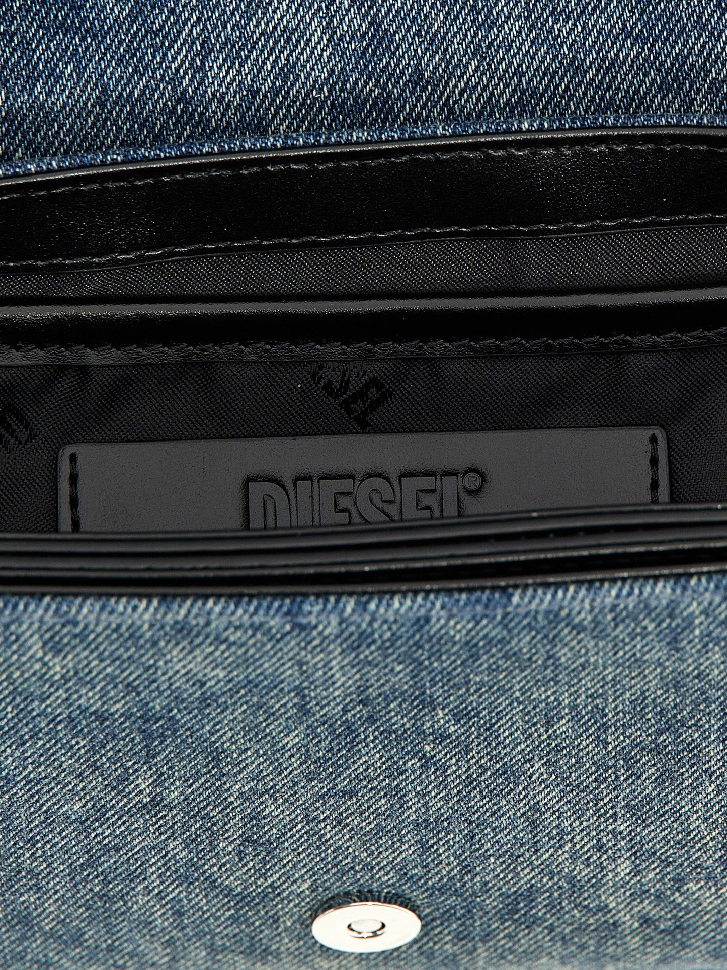 Diesel Blue Cotton Shoulder Bag