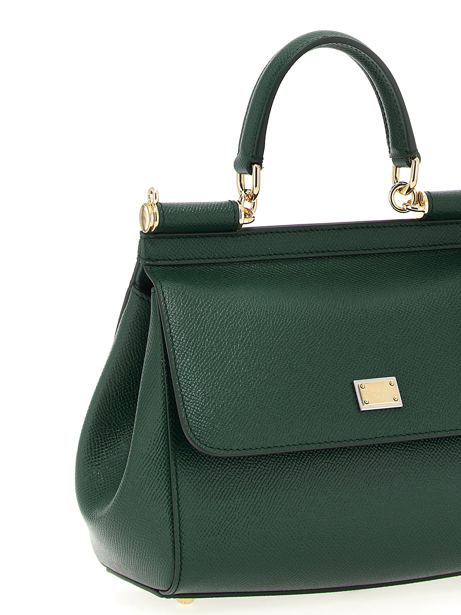 Dolce & Gabbana Bicolor Kalfsleren Handtas