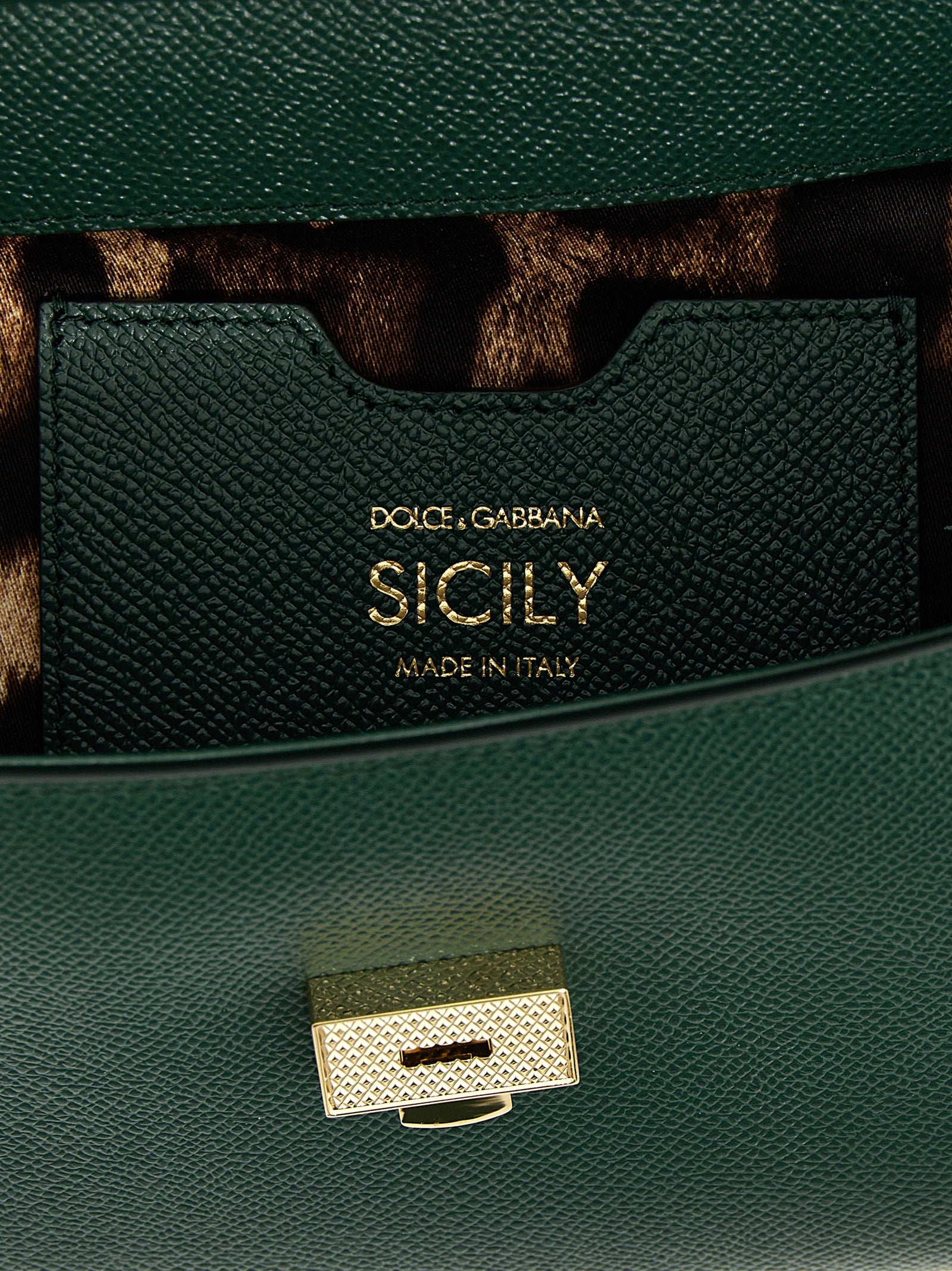 Dolce & Gabbana Bicolor Kalfsleren Handtas