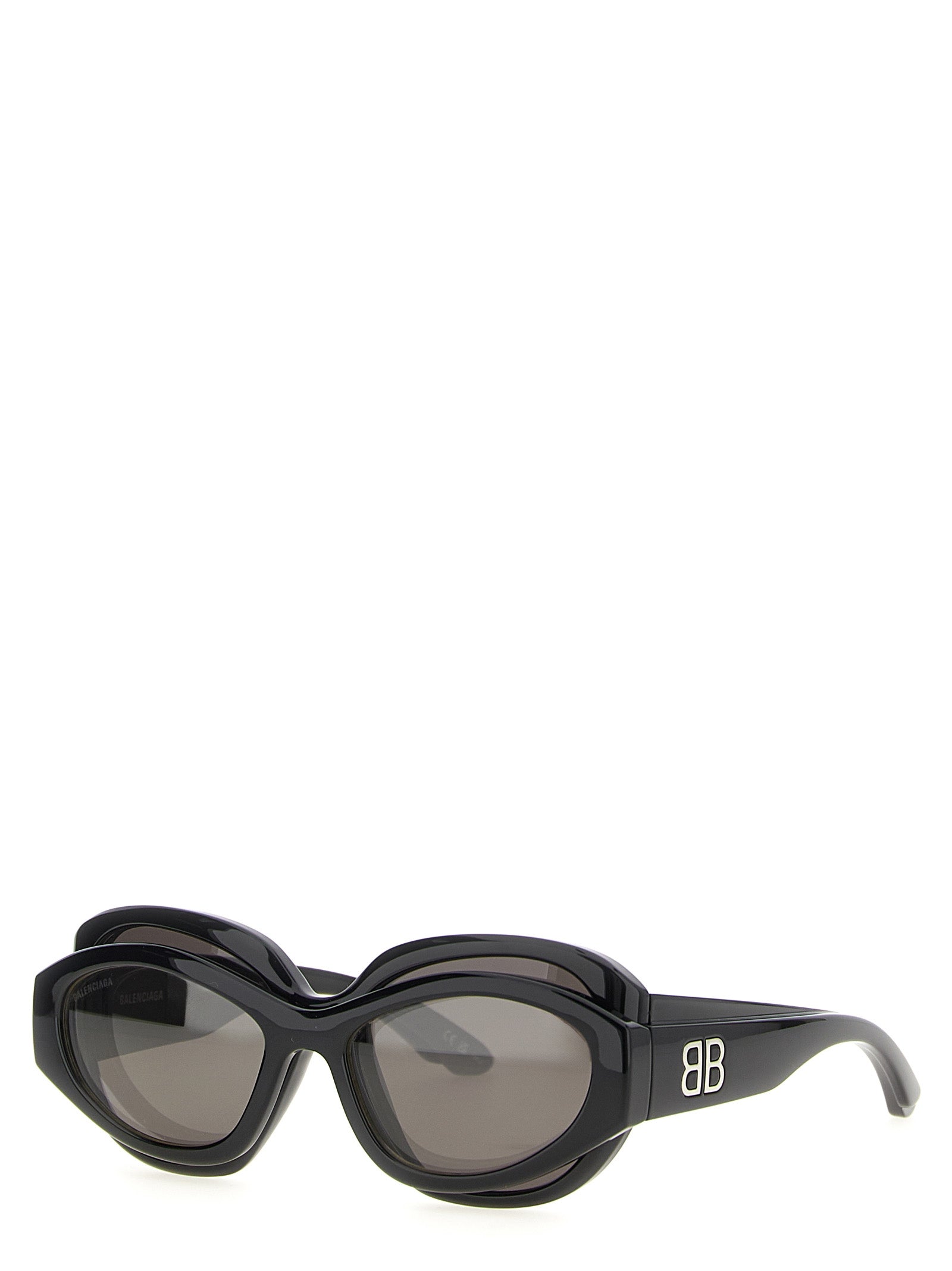 Balenciaga Zwarte polyamide zonnebril