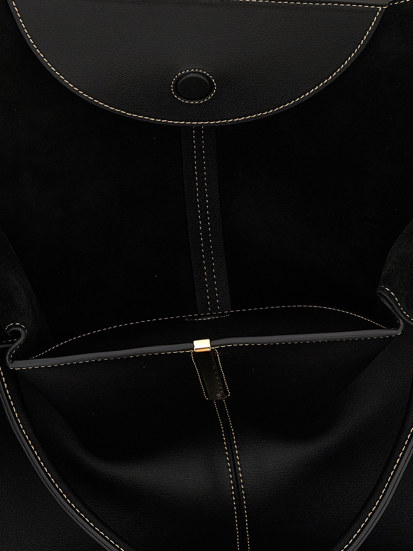 Tod's Zwarte Kalfsleren Tote Bag