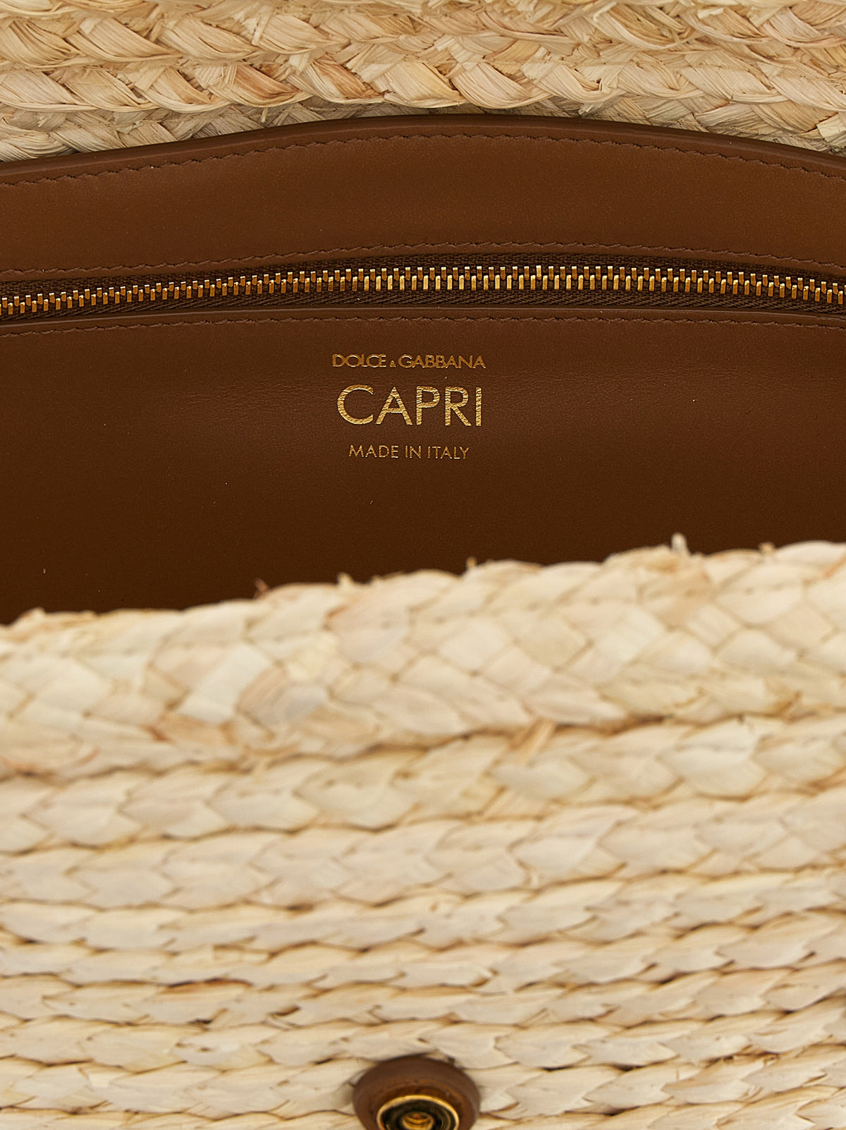 Dolce & Gabbana Beige Kurken Schoudertas