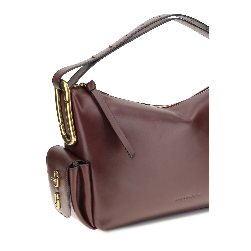 Marc Jacobs Bordeaux kalfsleder Bos Taurus schoudertas