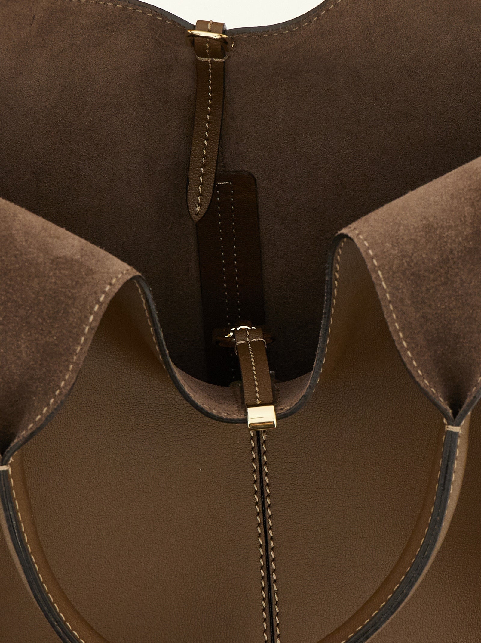 Tod's Bruine Kalfsleren Handtas