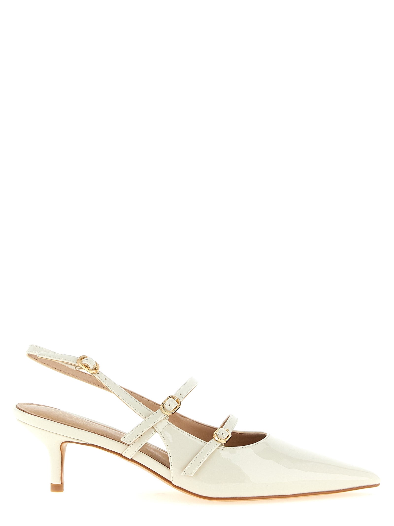 Twinset Escarpins mi-talon en polyéthylène blanc