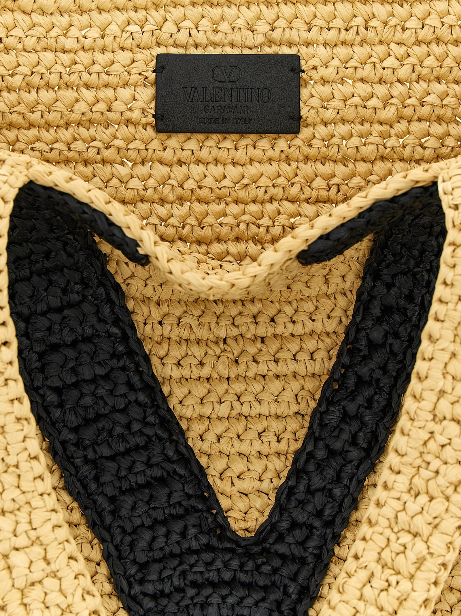 Valentino Garavani Zwarte Viscose Tote Bag