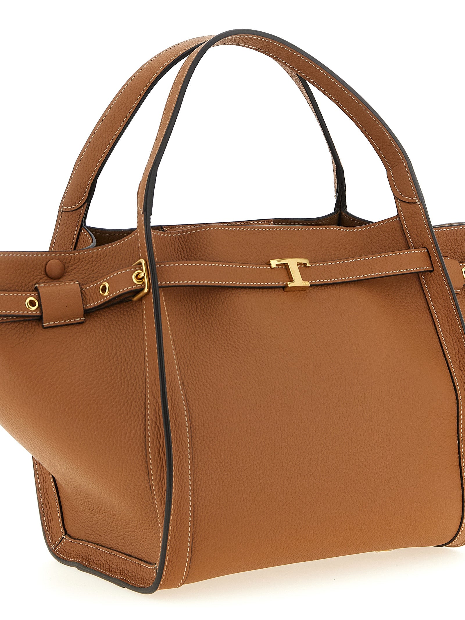 Tod's Bruine Kalfsleren Tote Bag