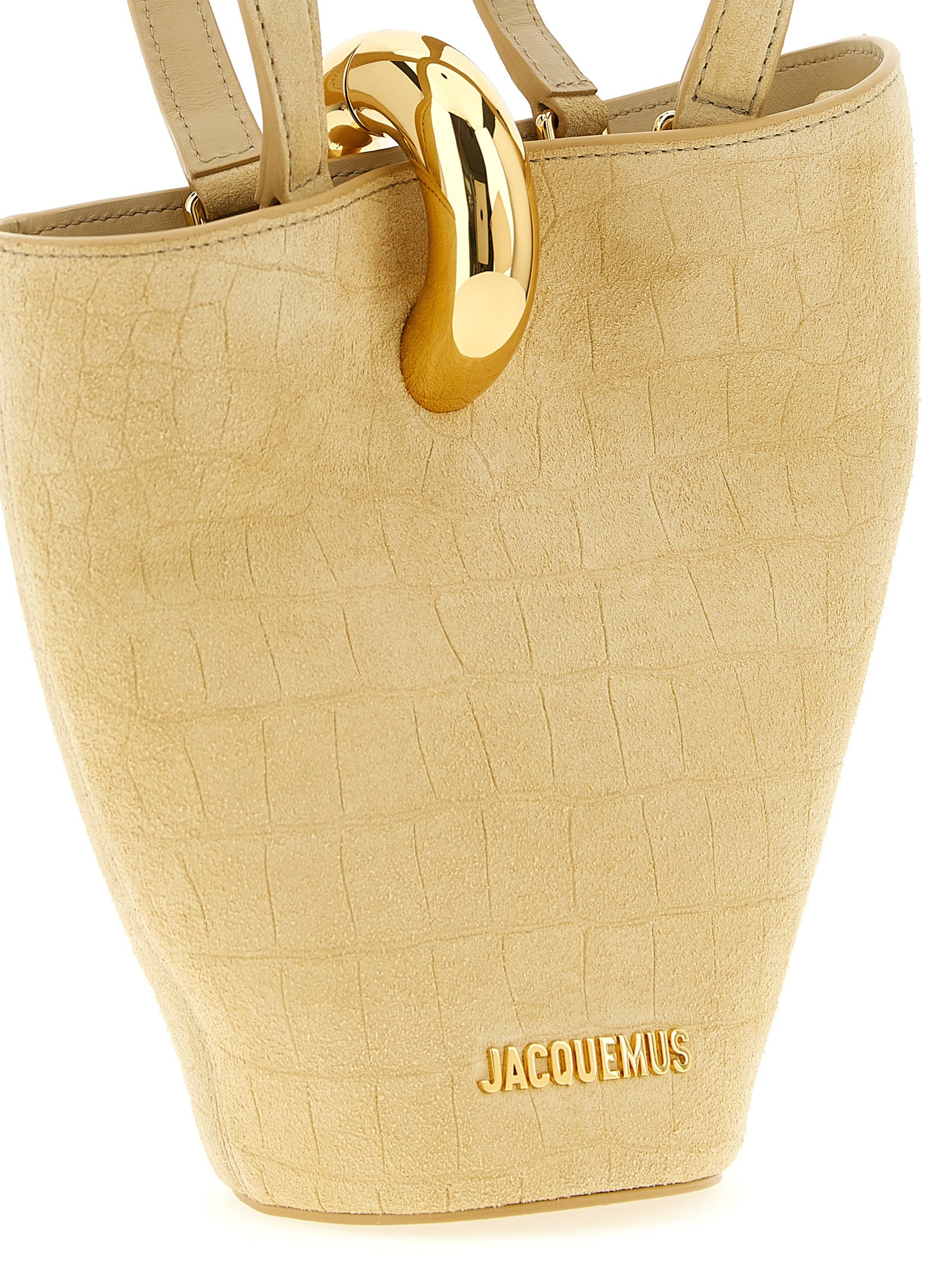 Jacquemus Handtas van beige kalfsleer