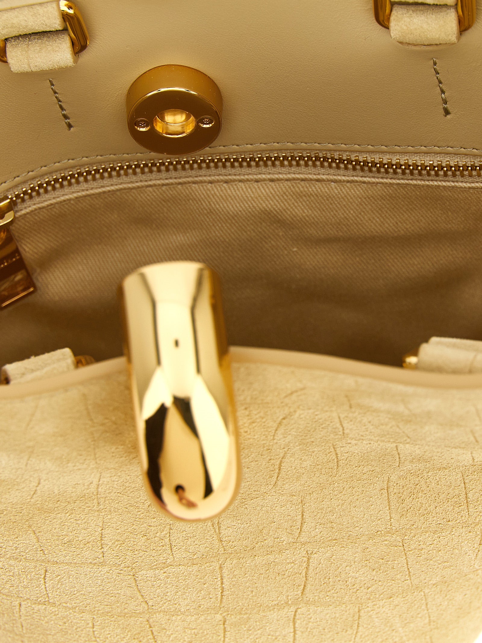 Jacquemus Handtas van beige kalfsleer
