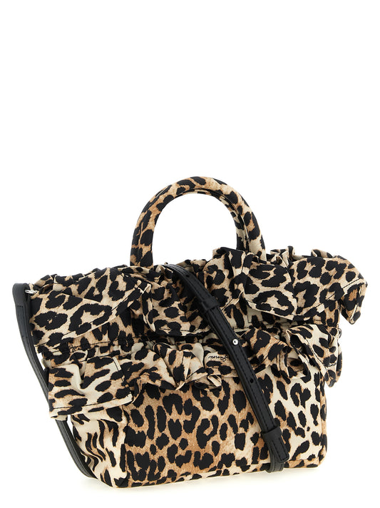 Ganni Brown Polyamide Handbag