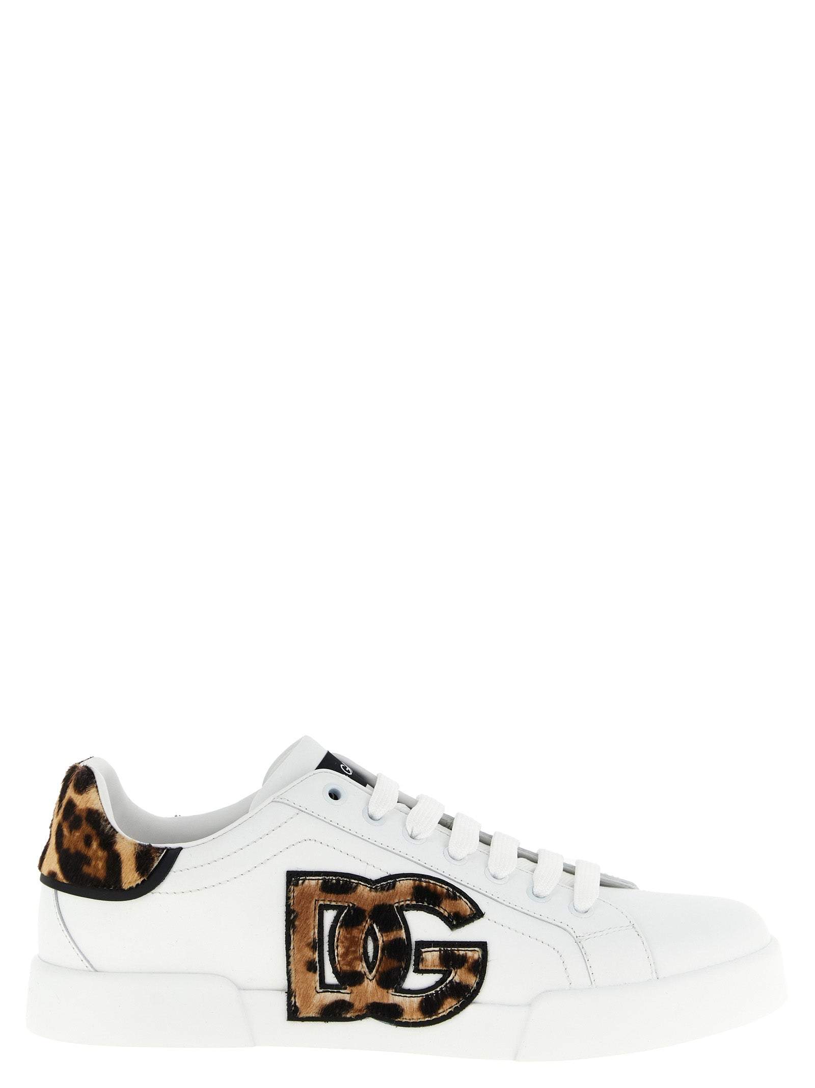 Dolce & Gabbana Bruine Kalfslederen Lage Sneakers