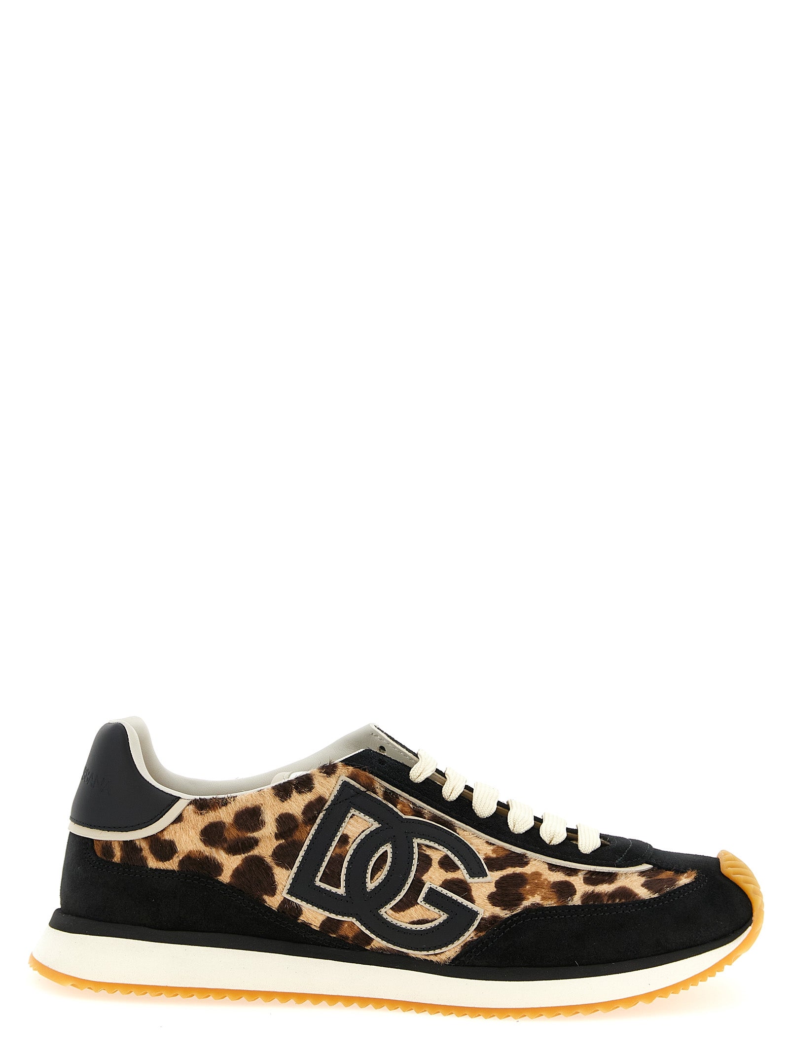 Dolce & Gabbana Meerkleurige Kalfsleren Lage Sneakers