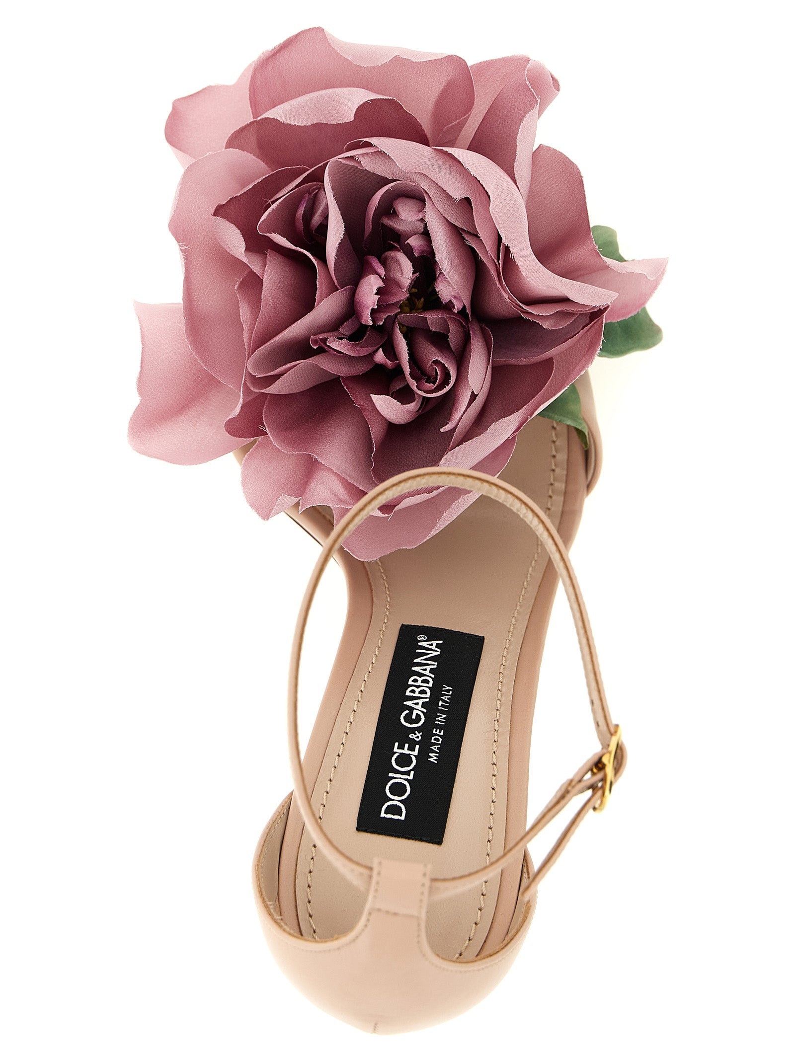 Dolce & Gabbana Multicolor Calfskin Stiletto Heel Sandals