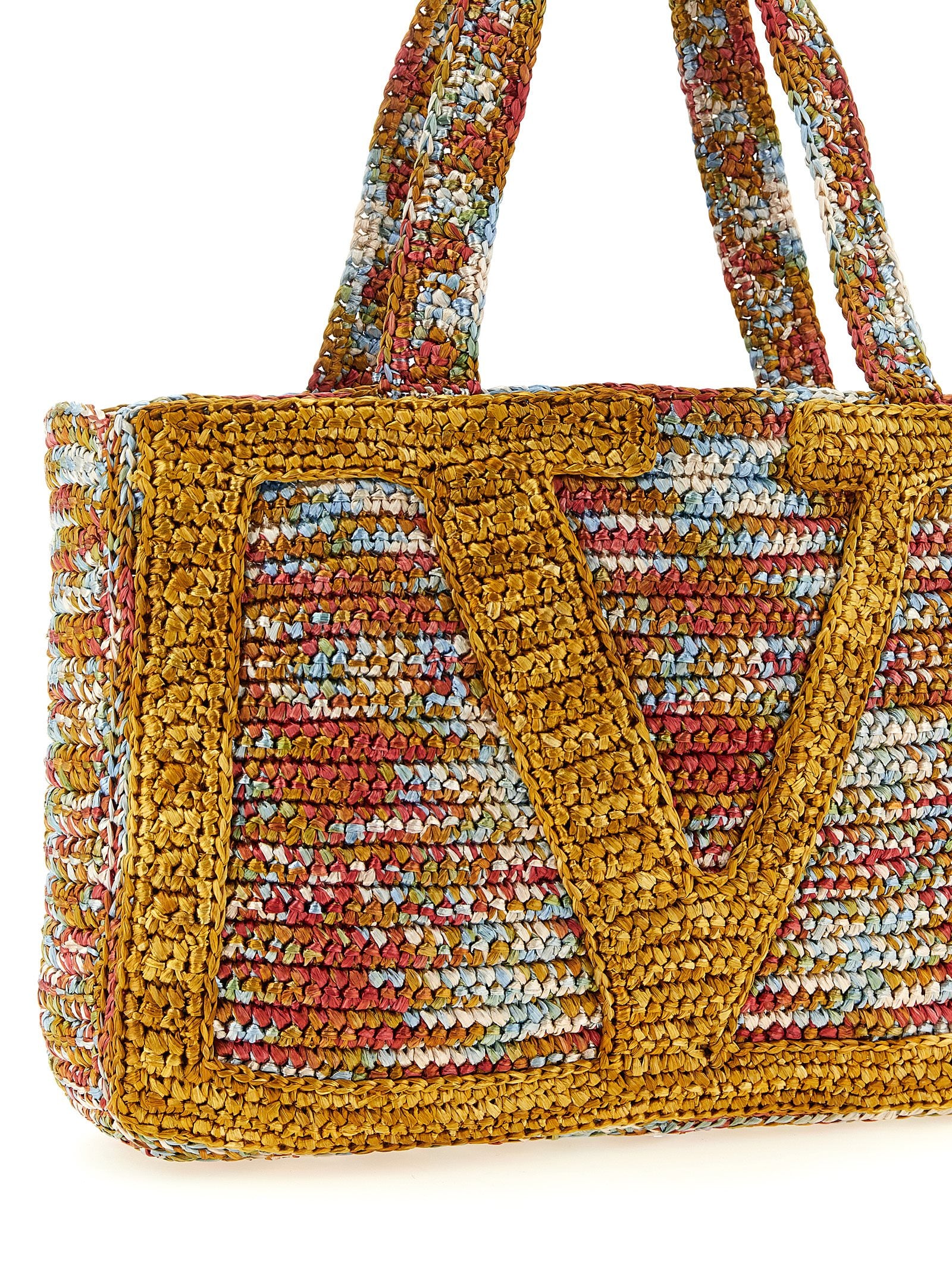 Valentino Garavani Veelkleurige Viscose Tote Bag