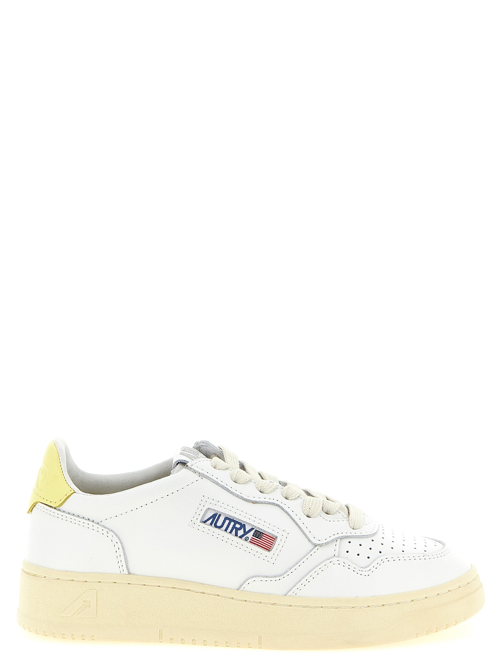 Autry Bicolor Cowhide Low Top Sneakers