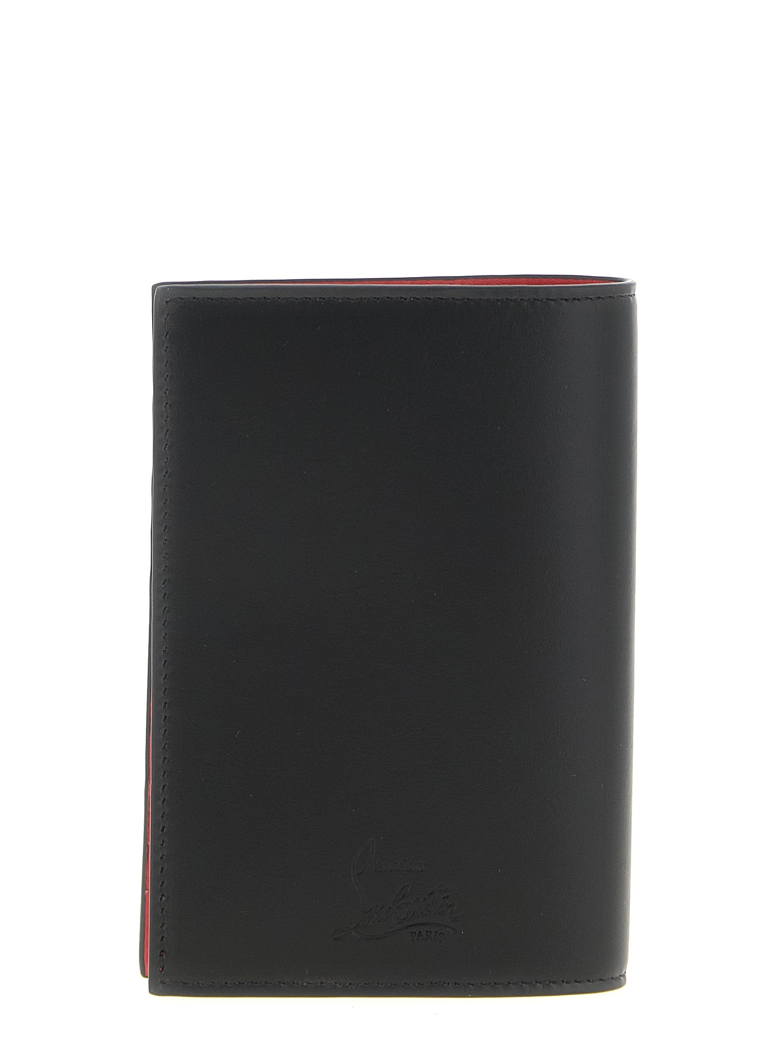 Christian Louboutin Zwart Kalfslederen Portemonnee