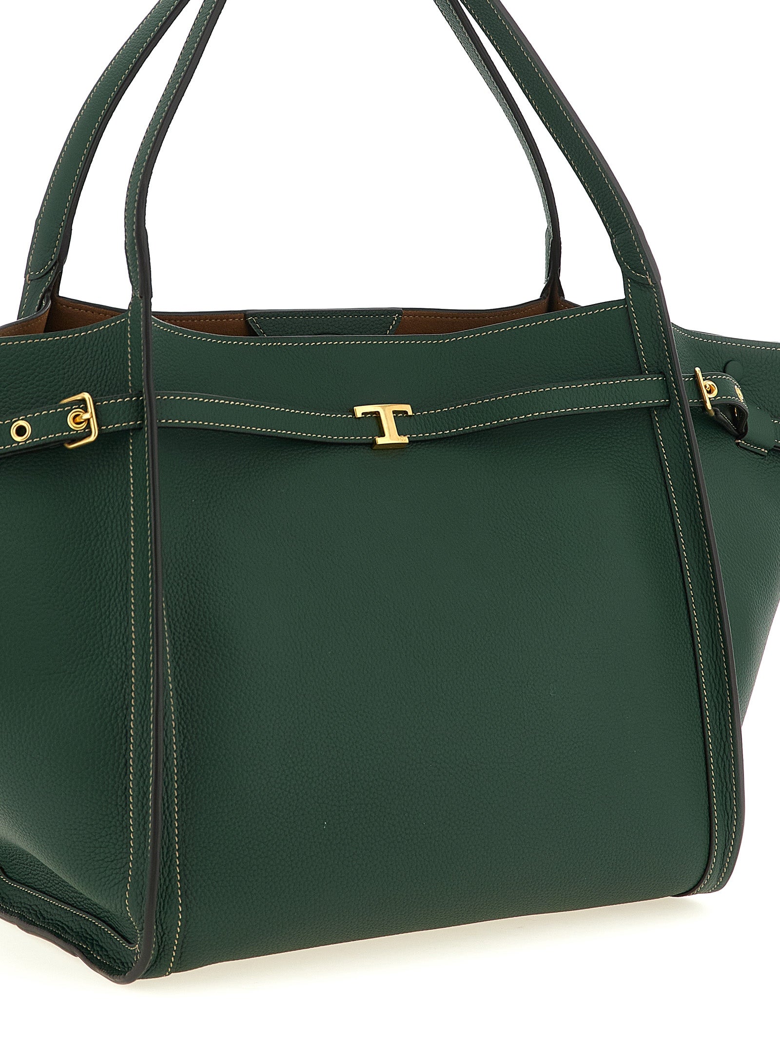 Tod's Tweekleurige Kalfsleren Handtas