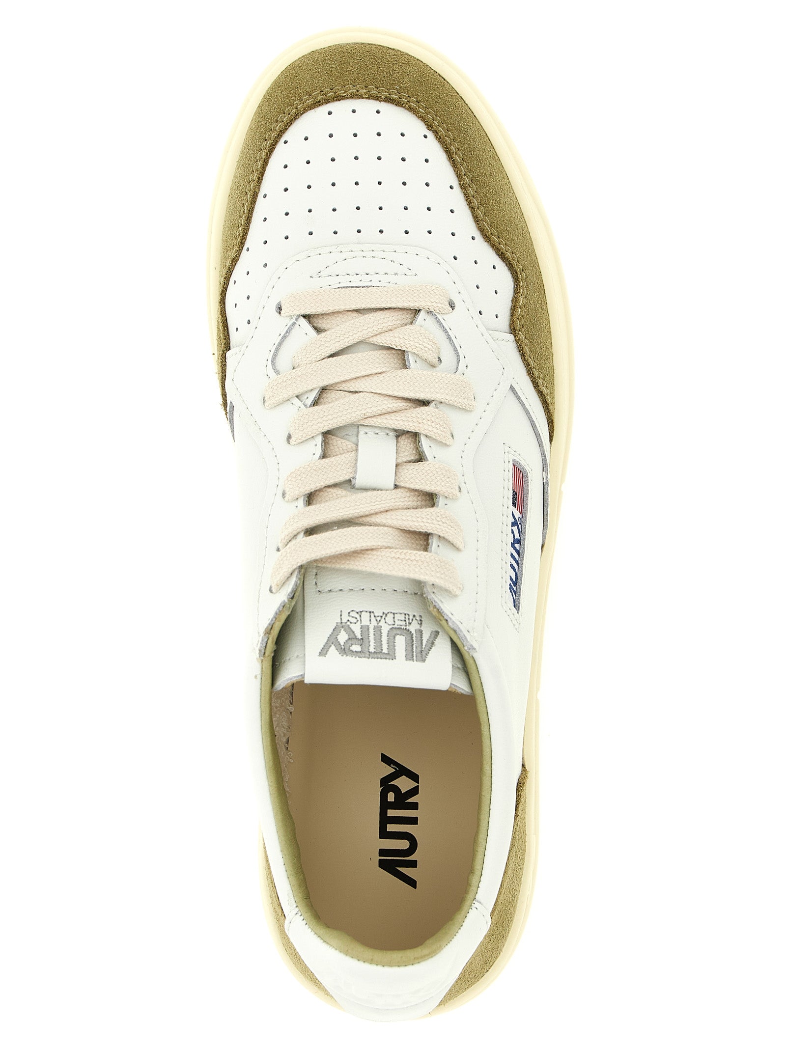 Autry Bicolor Low Top sneakers van rundleer