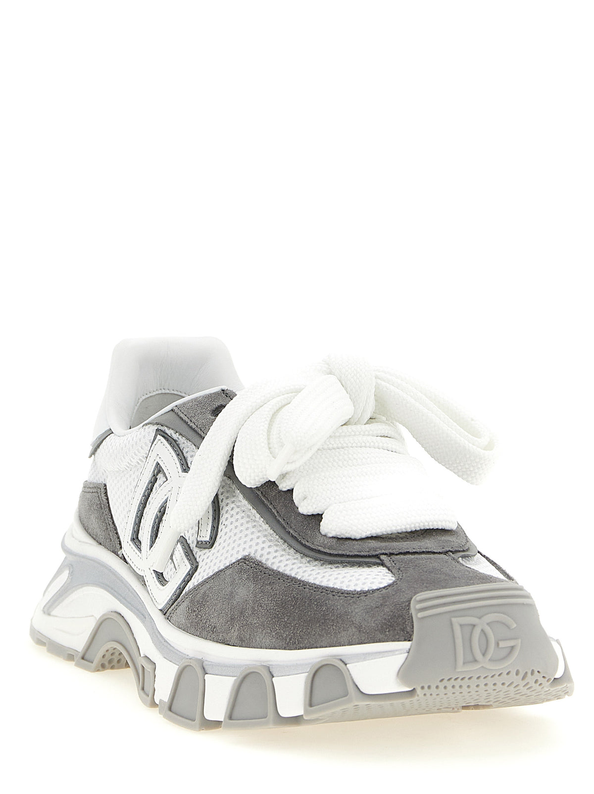 Dolce & Gabbana grijze atletische sneakers van polyester