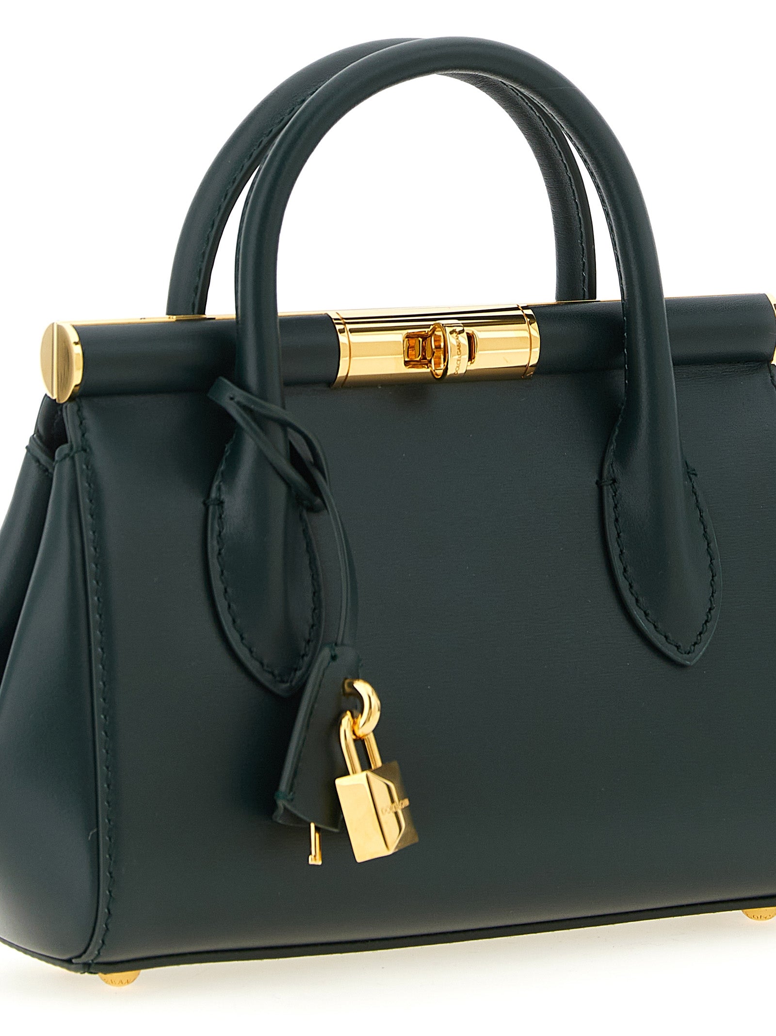 Dolce & Gabbana Bicolor Kalfsleren Handtas
