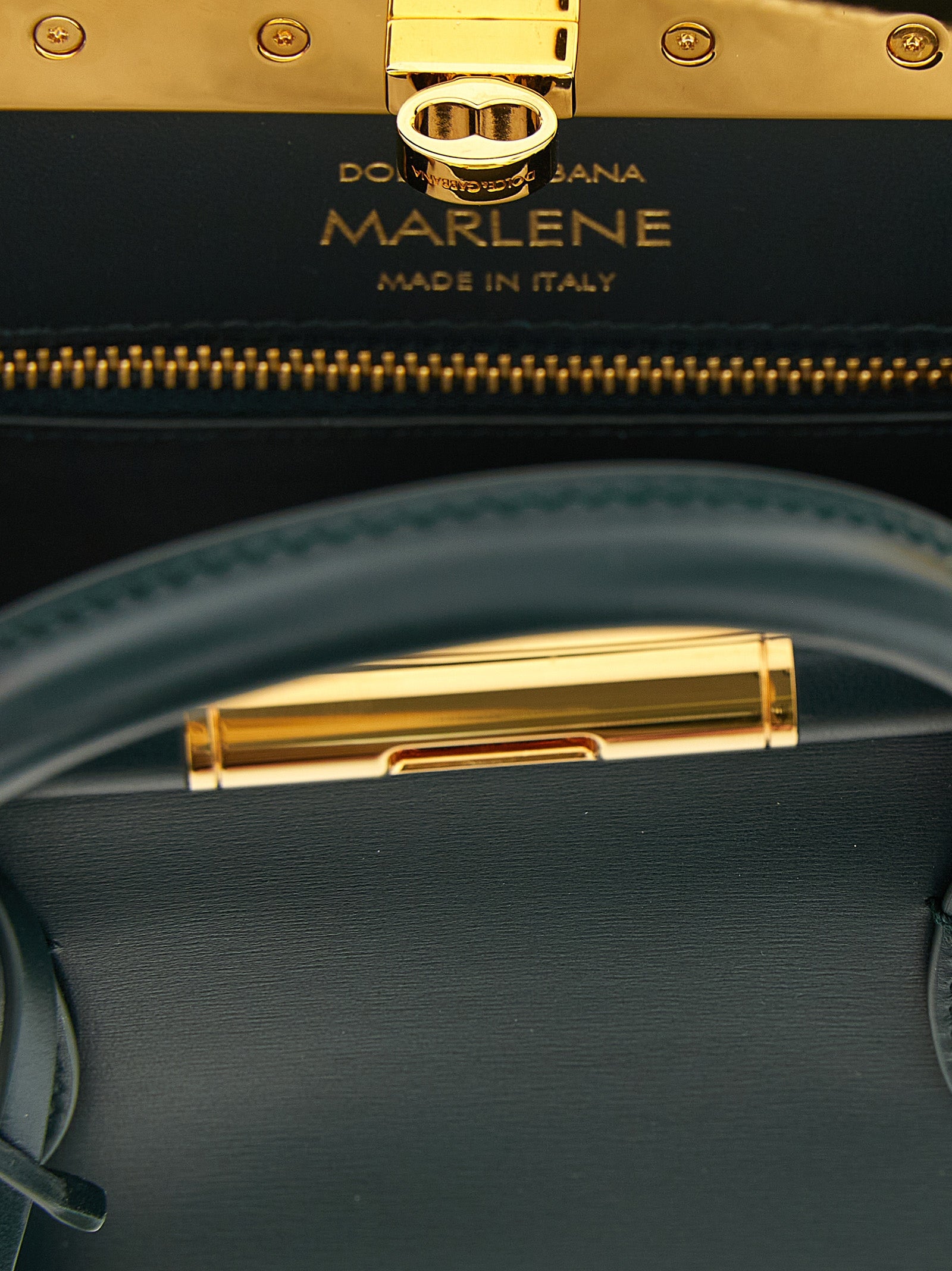 Dolce & Gabbana Bicolor Kalfsleren Handtas