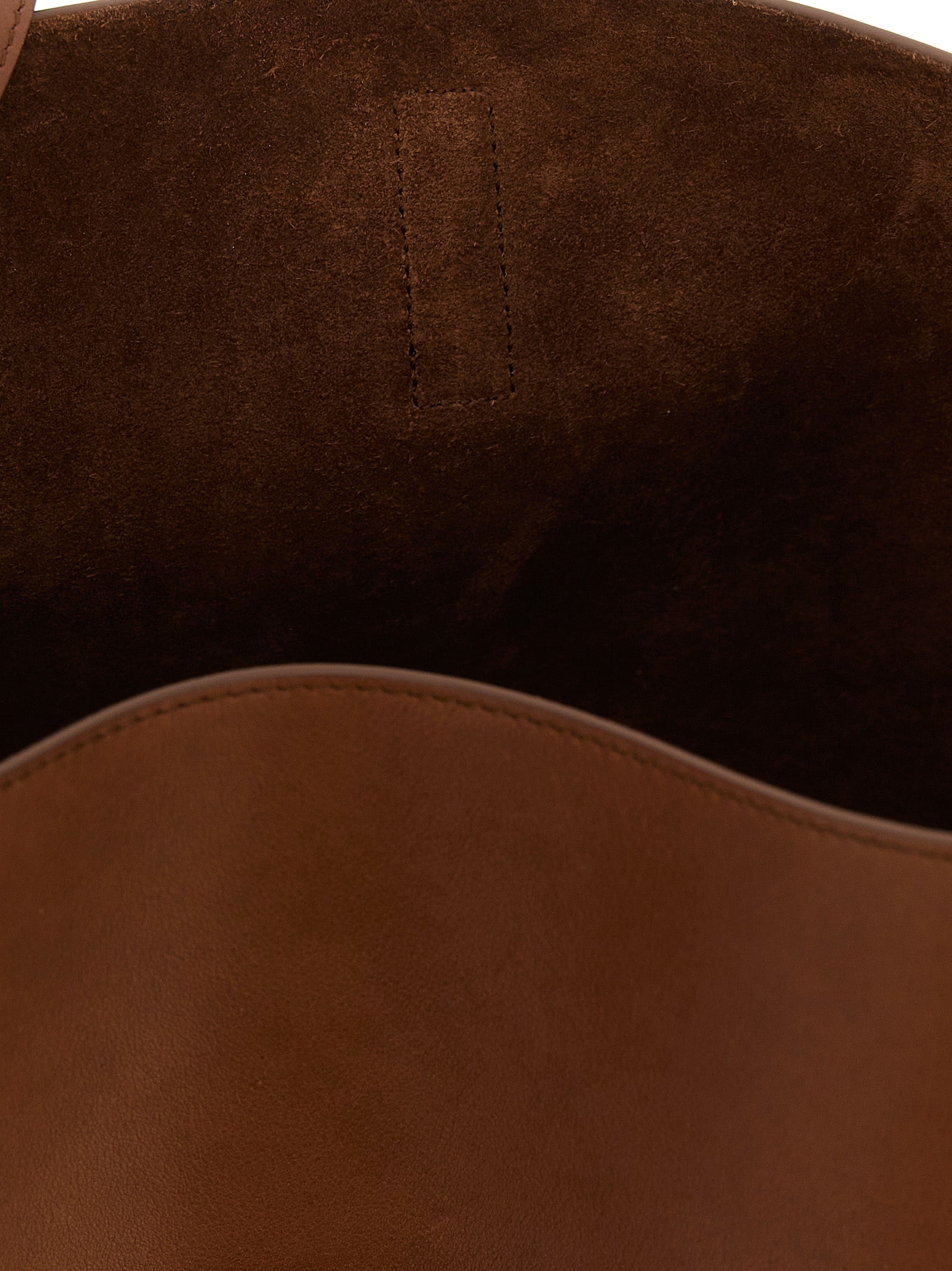 Saint Laurent Bruine Kalfsleren Schoudertas