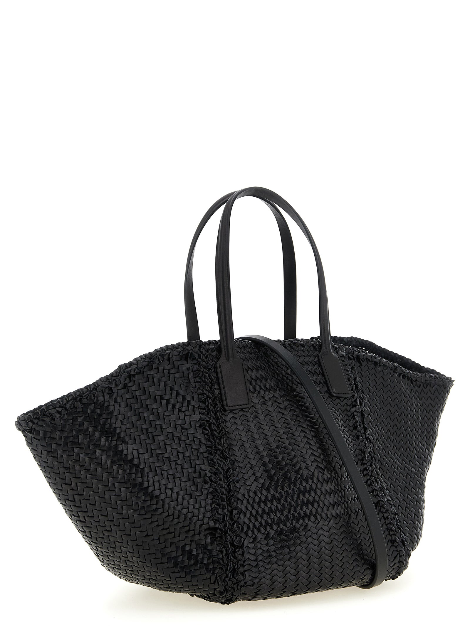Dragon Diffusion Black Calfskin Tote Bag