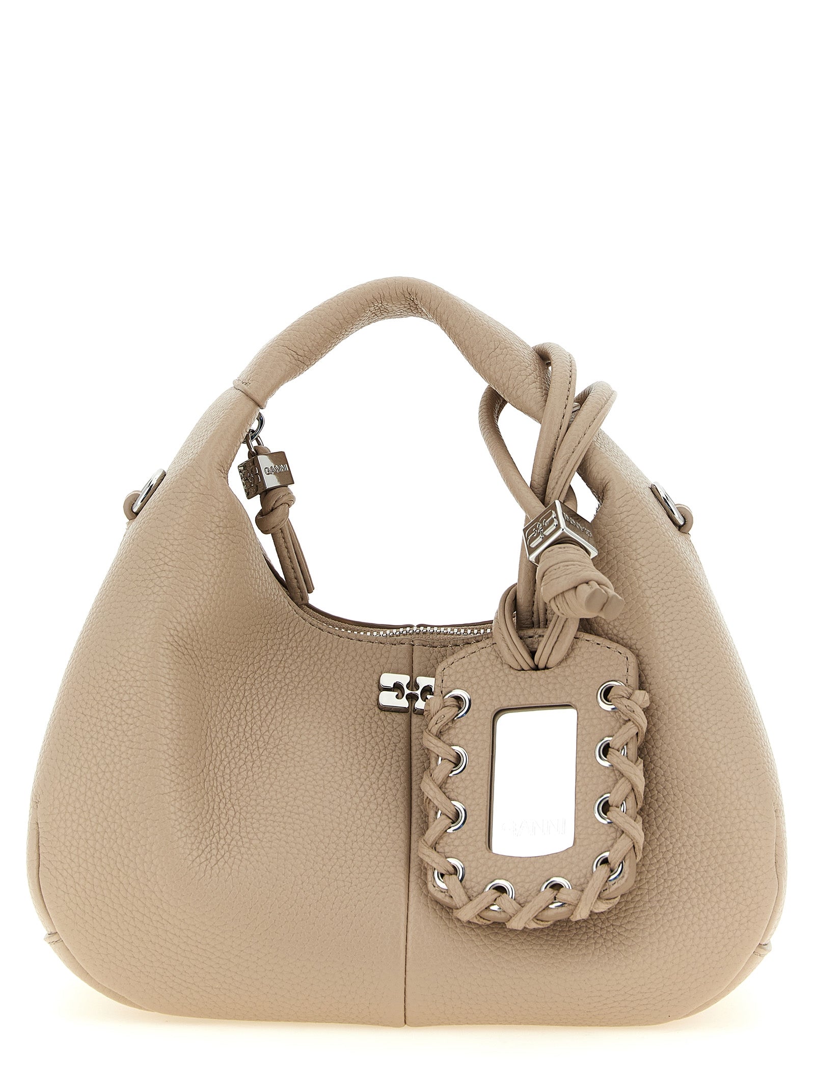 Ganni Beige Polyester Handbag