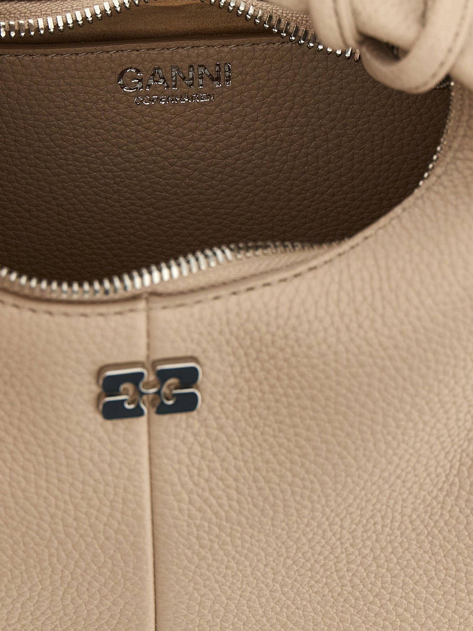 Ganni Beige Polyester Handbag
