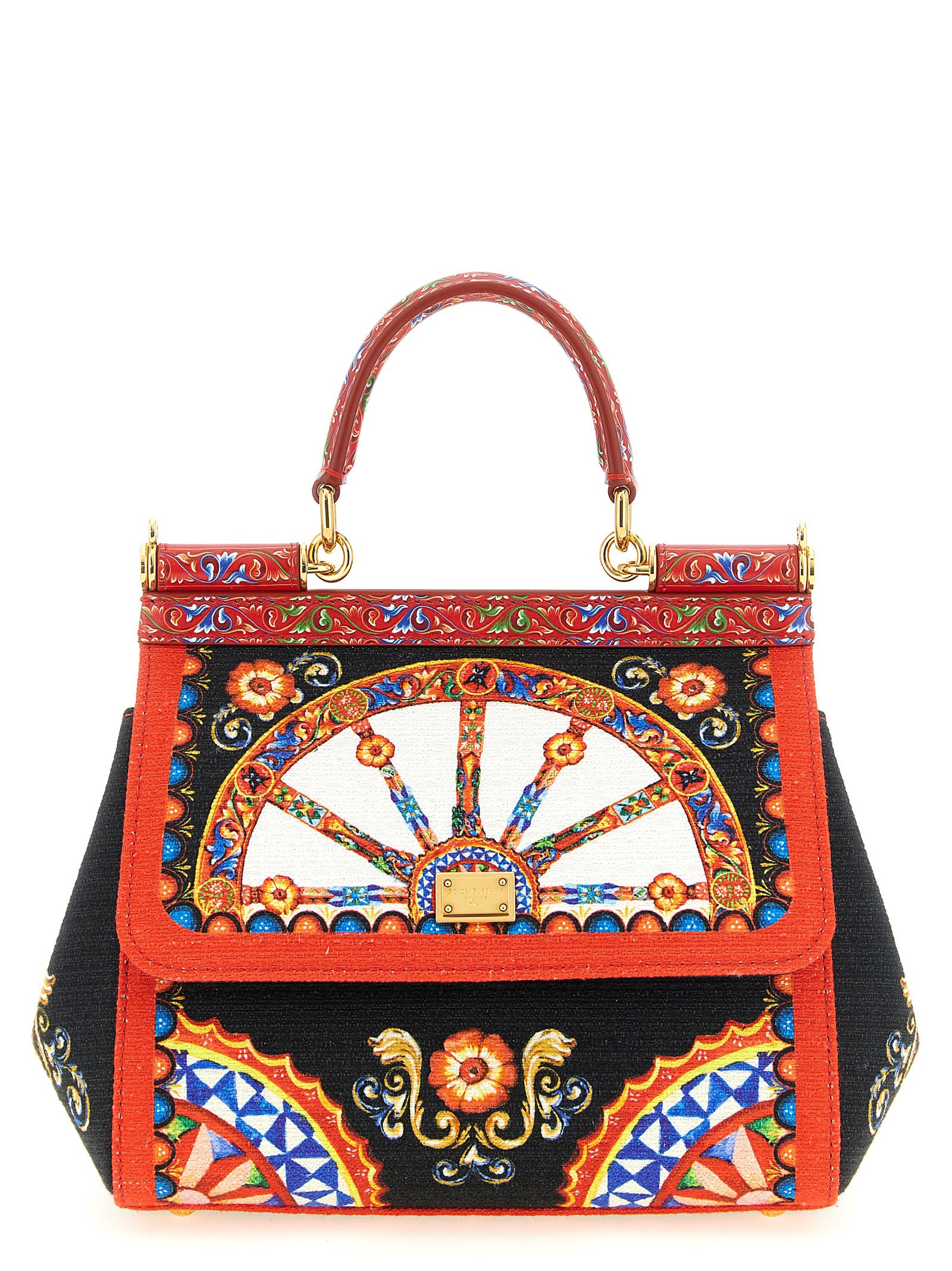 Dolce & Gabbana Meerkleurige Katoenen Handtas