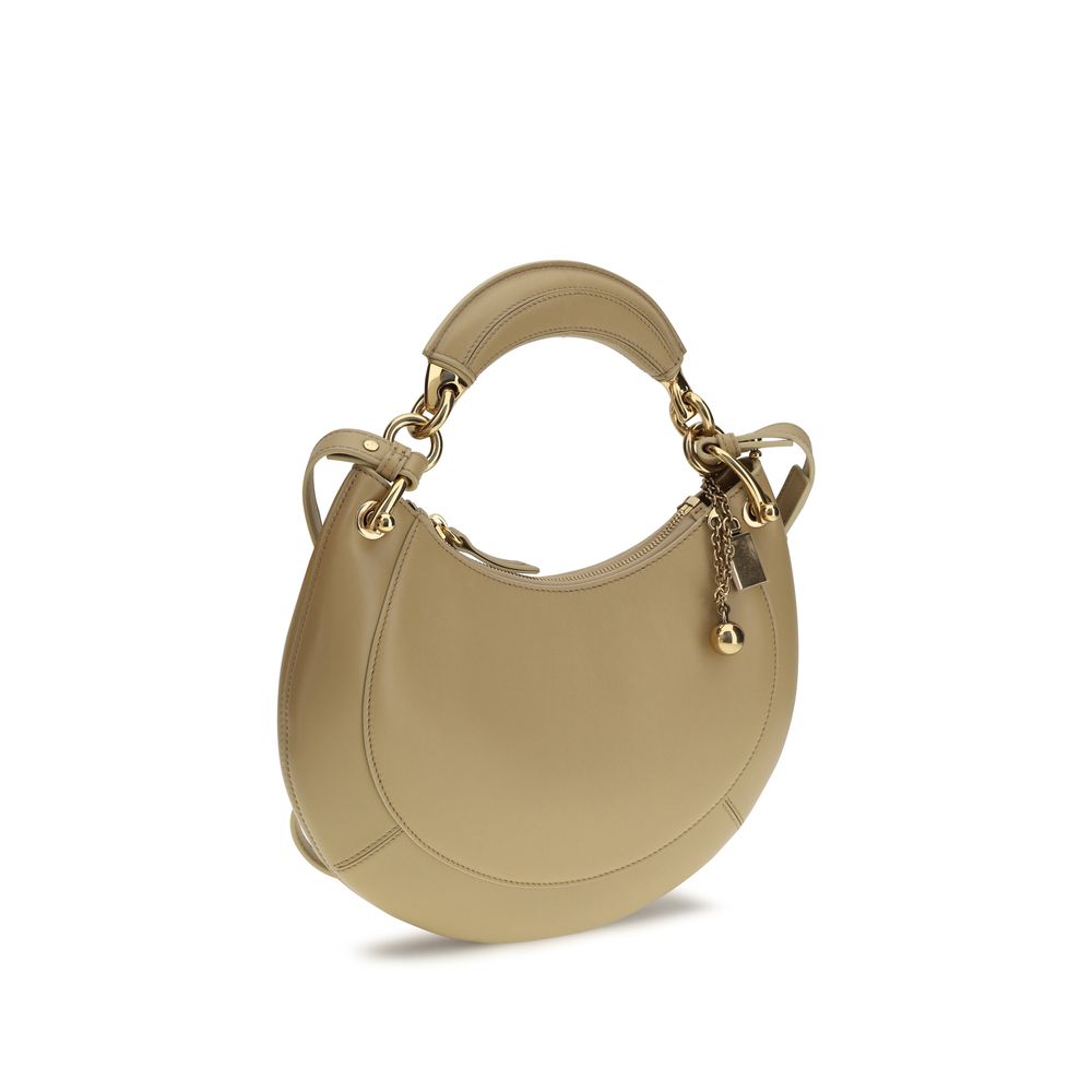 Chloé Schoudertas van kalfsleer beige Bos Taurus