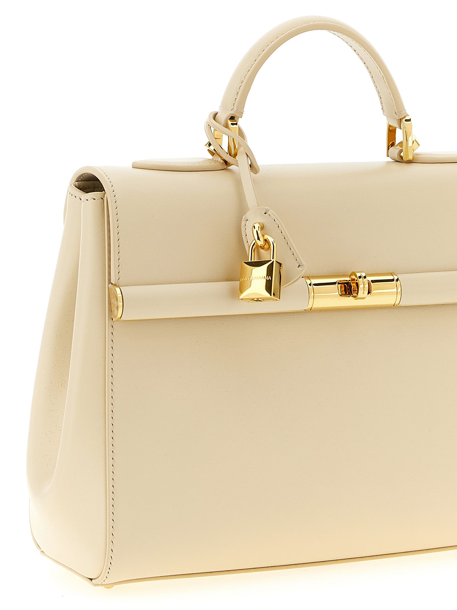 Dolce & Gabbana Witte handtas van lamsleer