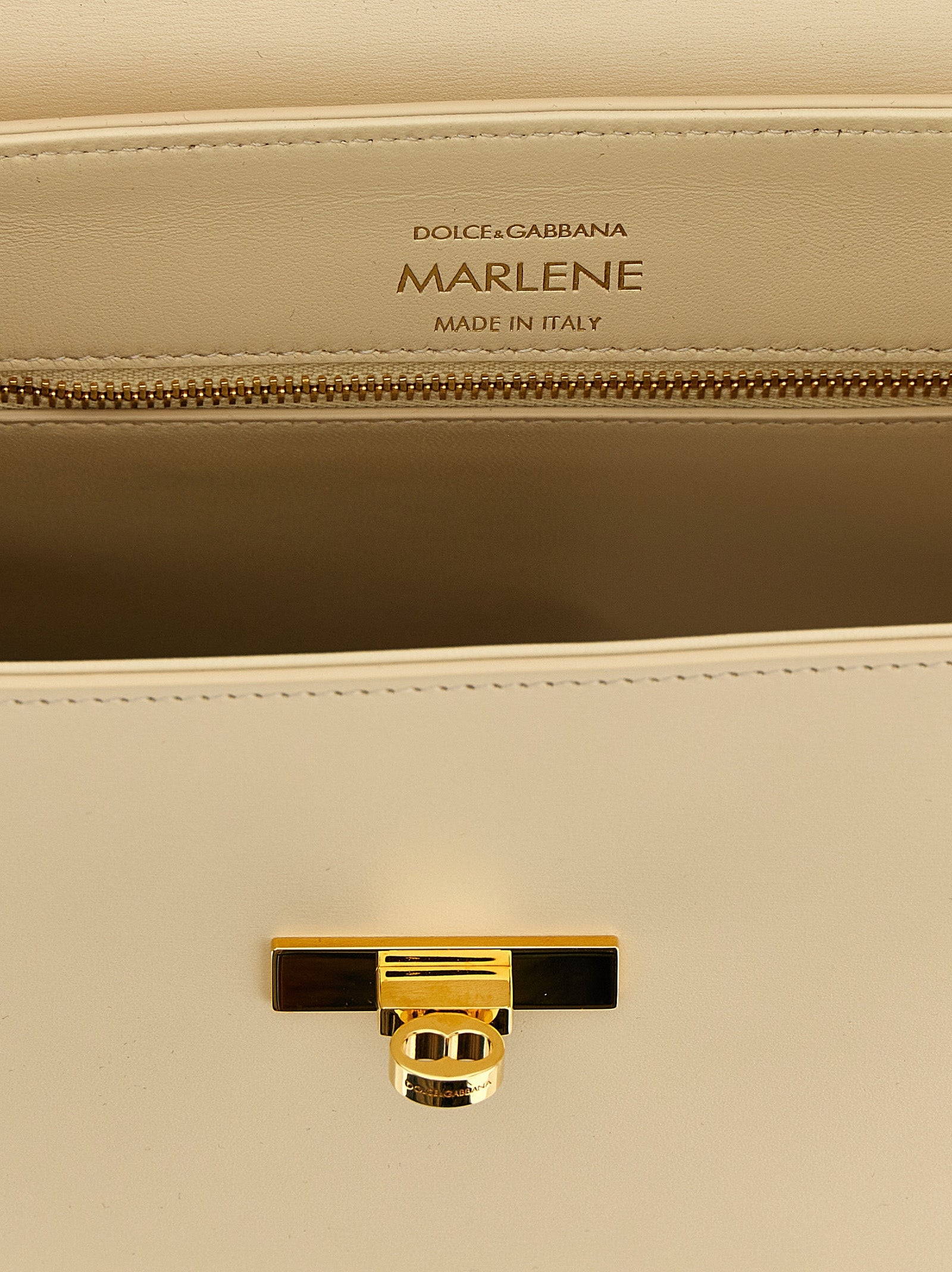 Dolce & Gabbana Witte handtas van lamsleer