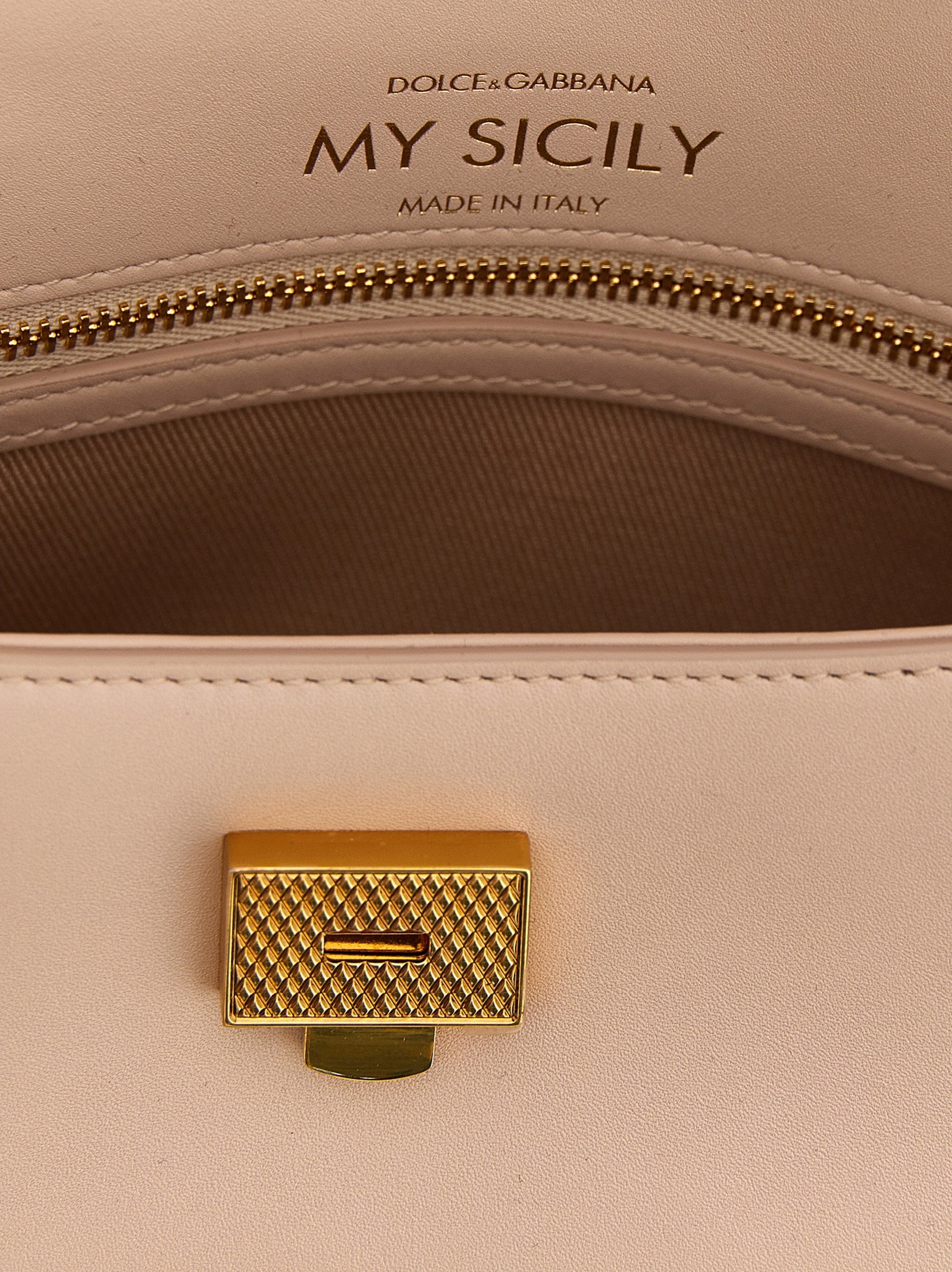 Dolce & Gabbana Handtas van veelkleurig kalfsleer