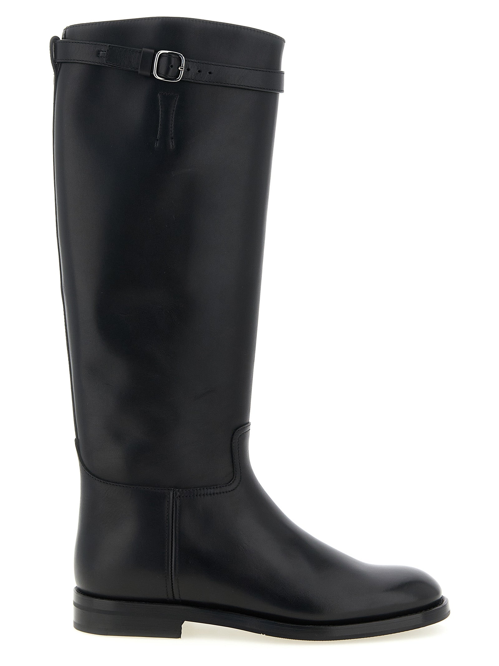 Church's Black Calfskin Over-the-Knee