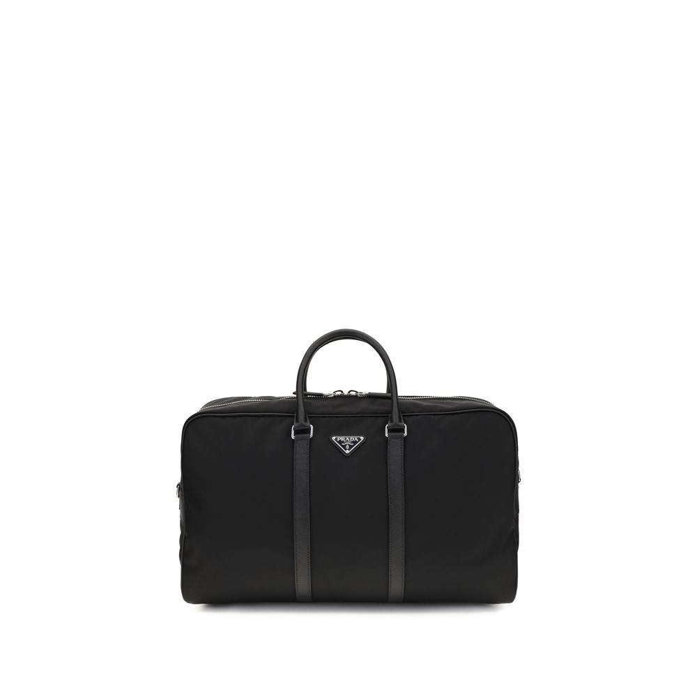 Prada zwart reisgoed en tassen van gerecycled polyamide