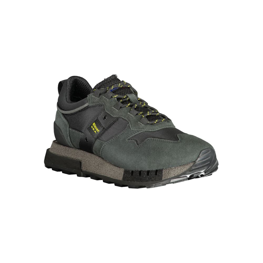Blauer Black Polyethylene Men's Sneaker