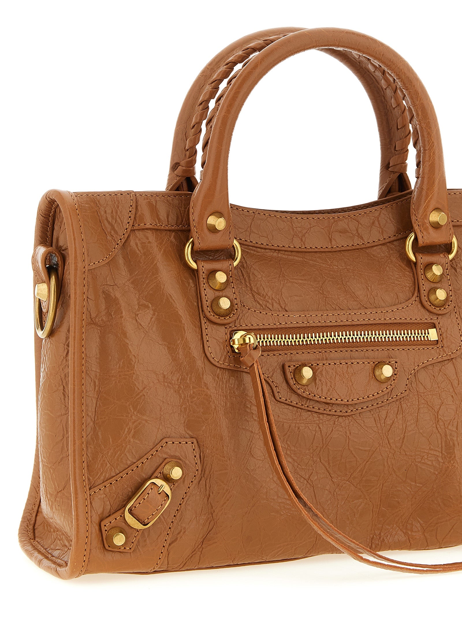 Balenciaga Bruine Handtas van Lamsleer