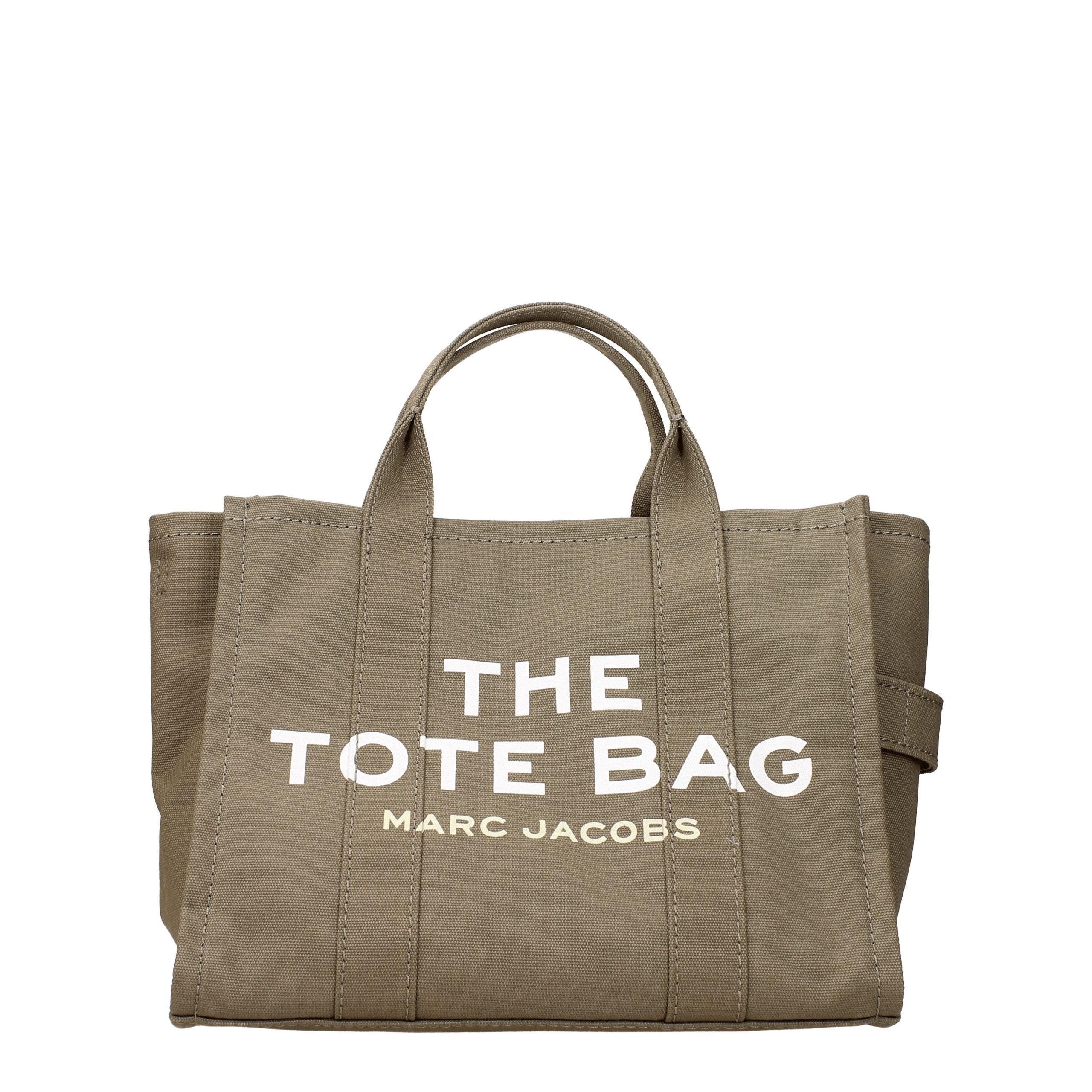 Sac à main en tissu vert Marc Jacobs