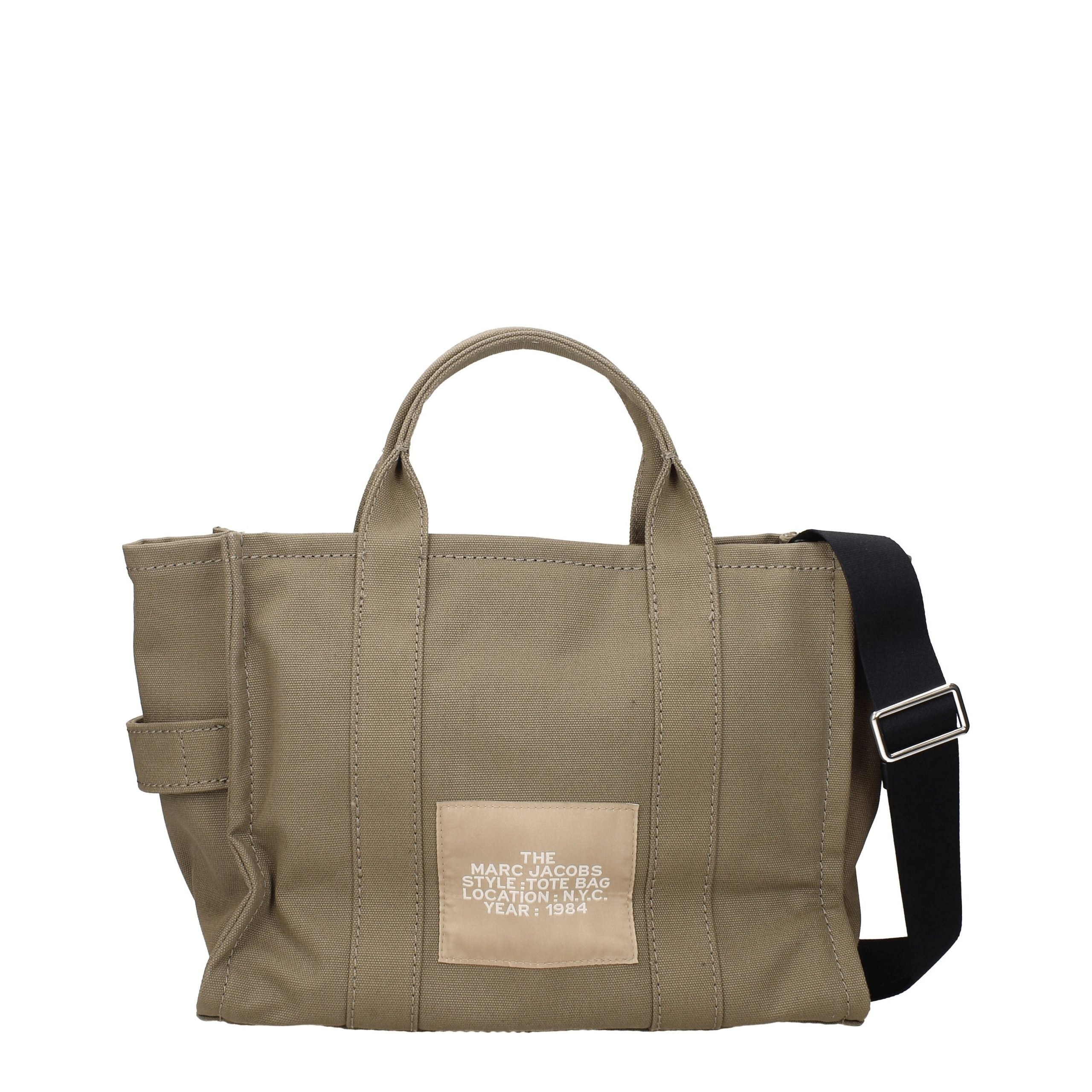 Sac à main en tissu vert Marc Jacobs