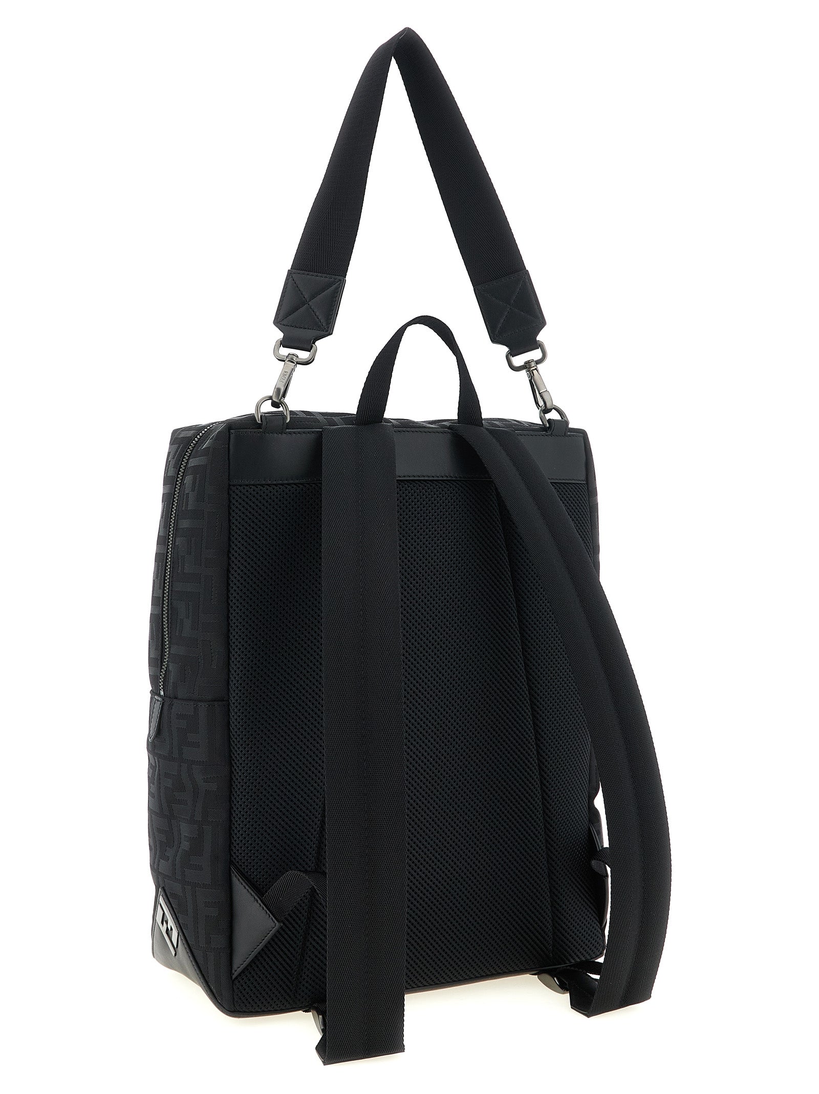 Fendi Zwarte Polyamide Rugzak